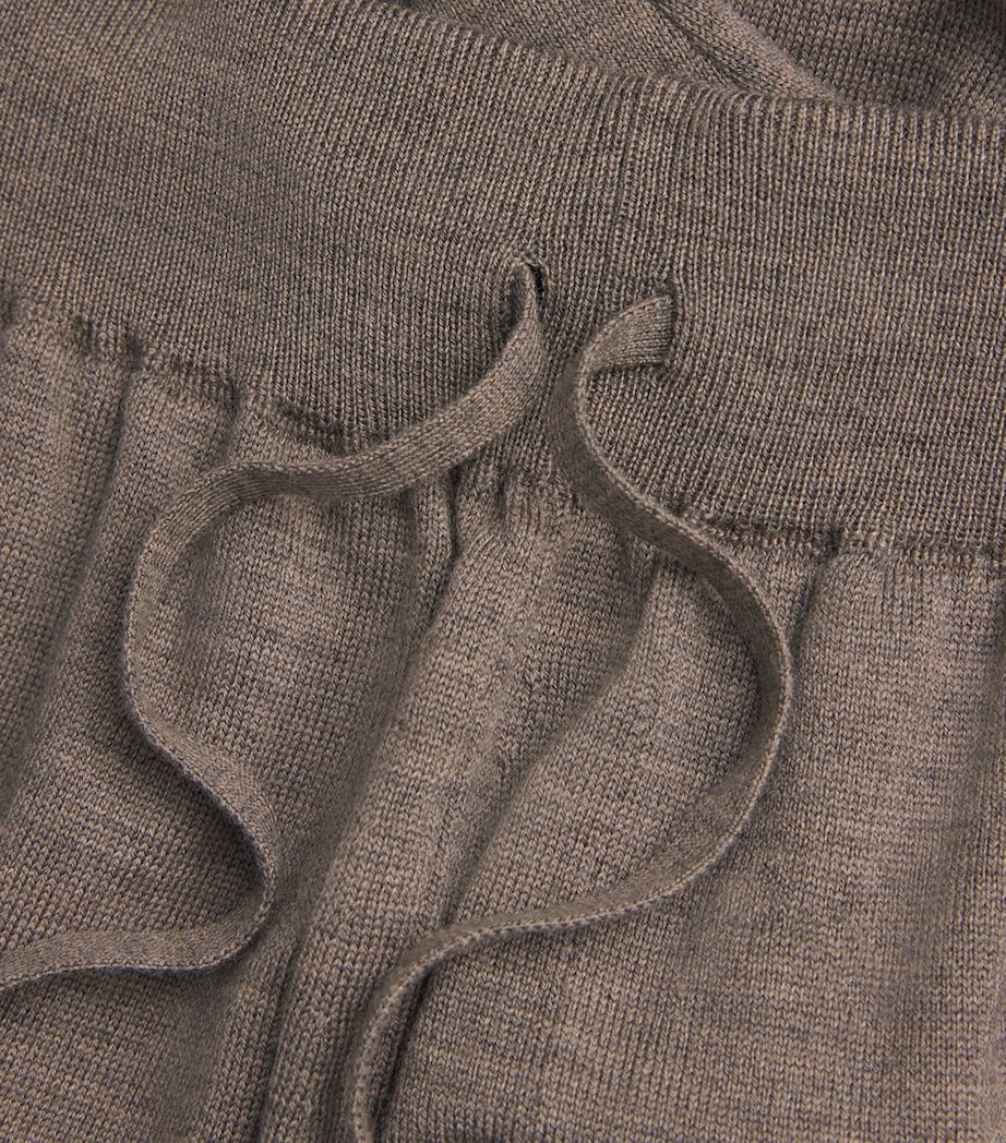 Extra Fine Merino Wool Henning Sweatpants MUSHROOM Image 5
