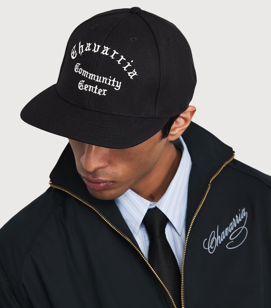 Willy Chavarria Community Centre Cap Black Image 2