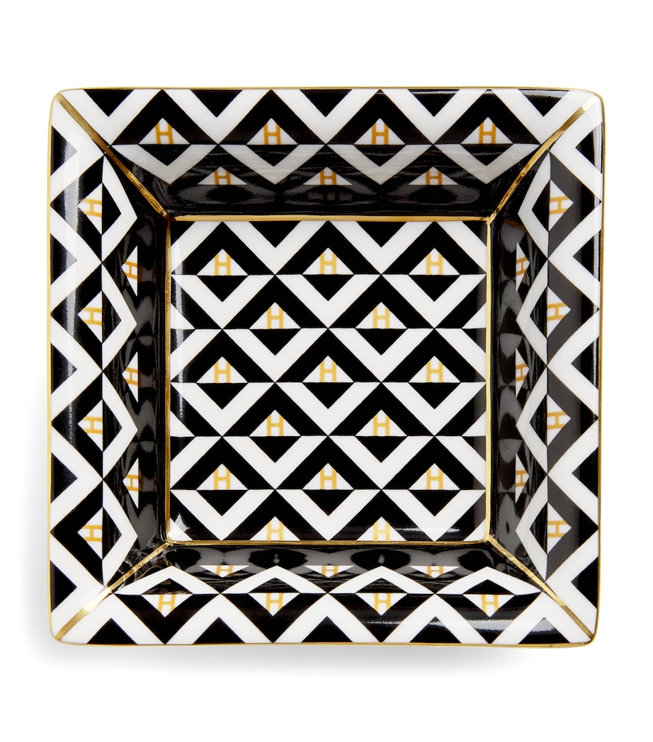 Geometric Square Trinket Tray (12cm x 12cm) MULTI Image 1