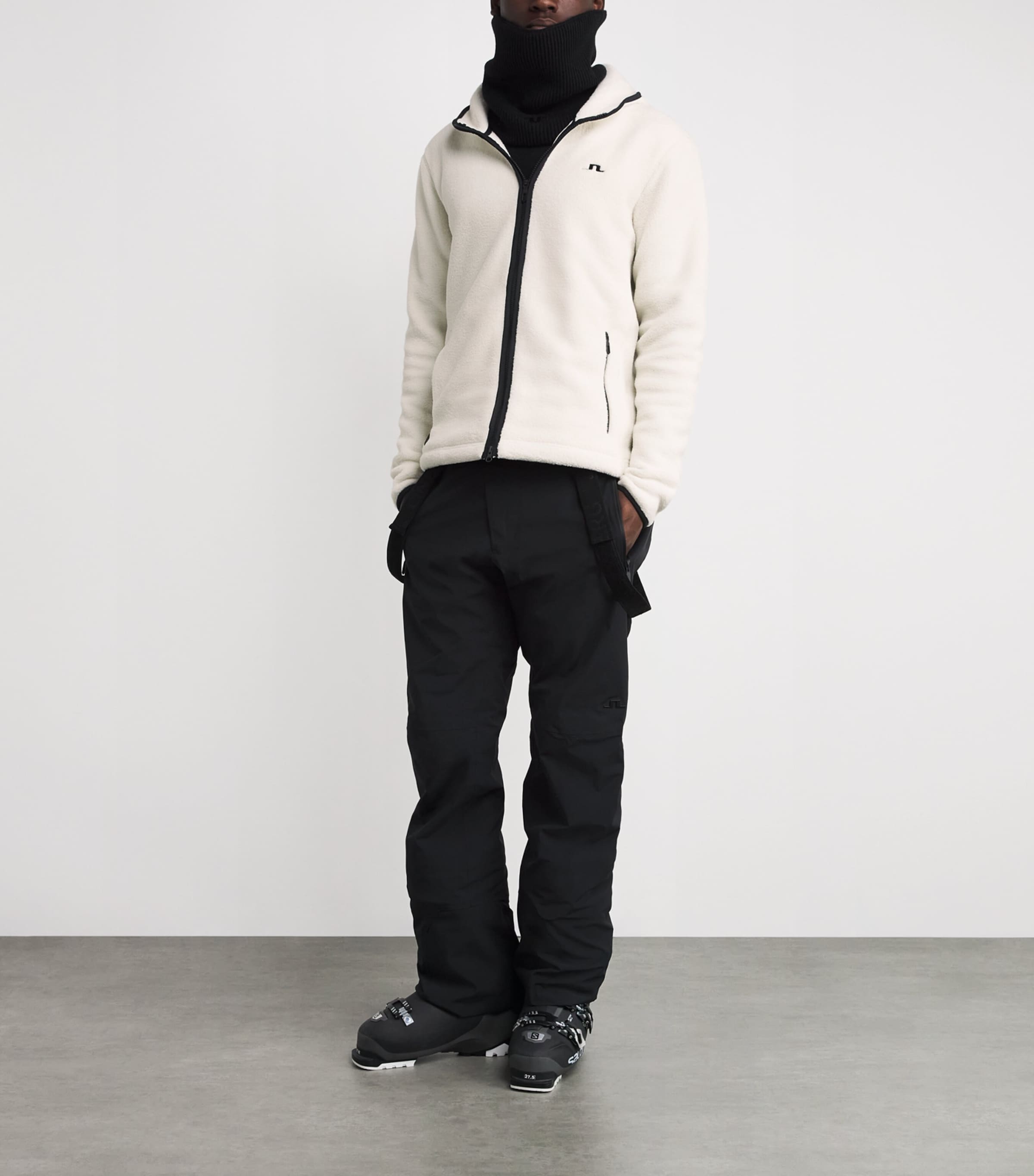 Fleece Seymor Zip-Up Hoodie MOONBEAMU029 Image 2