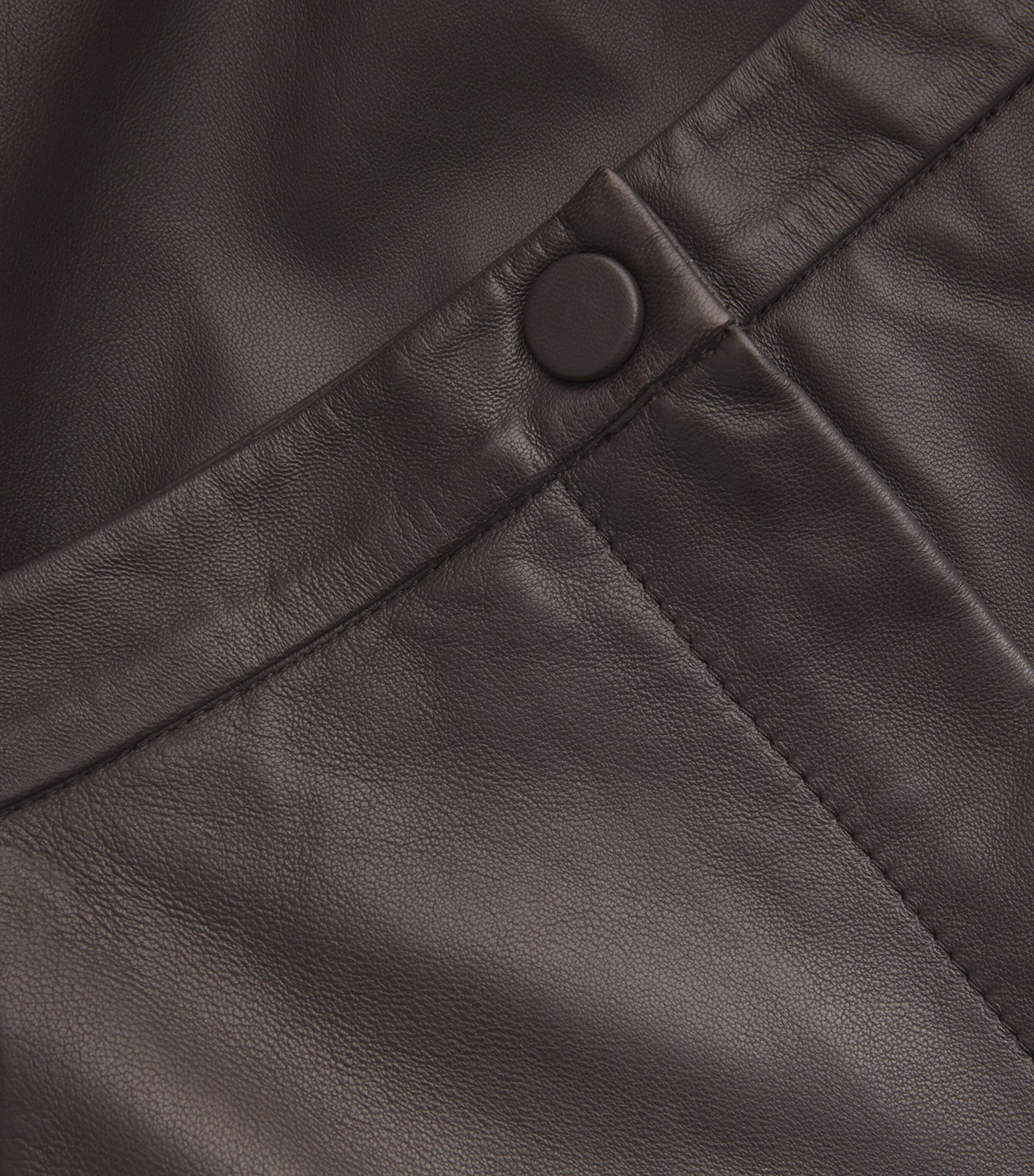 Nappa Leather Pencil Skirt A2009 Image 5