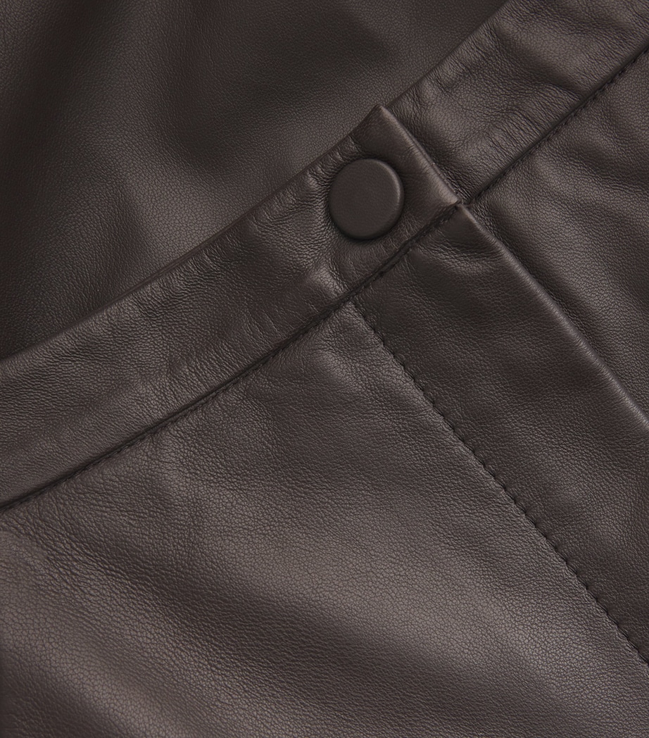 Nappa Leather Pencil Skirt A2009 Image 5