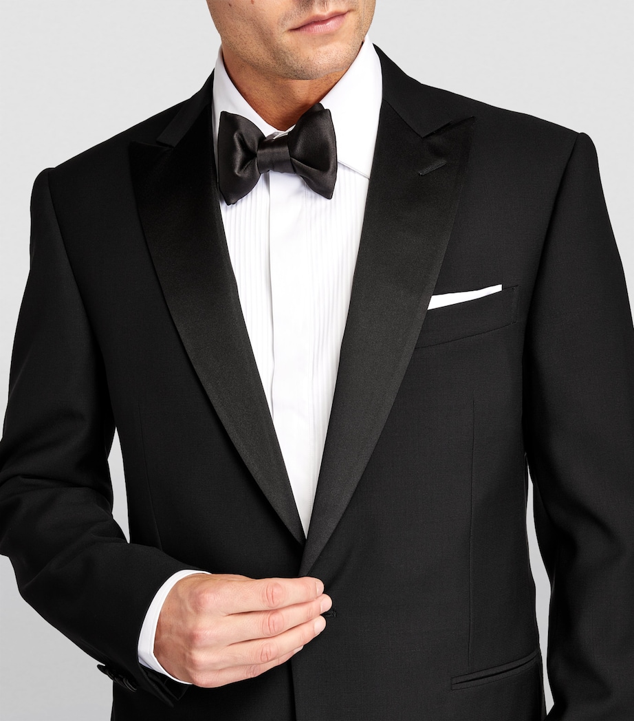Wool-Satin 2-Piece Tuxedo 020-BLK Image 8