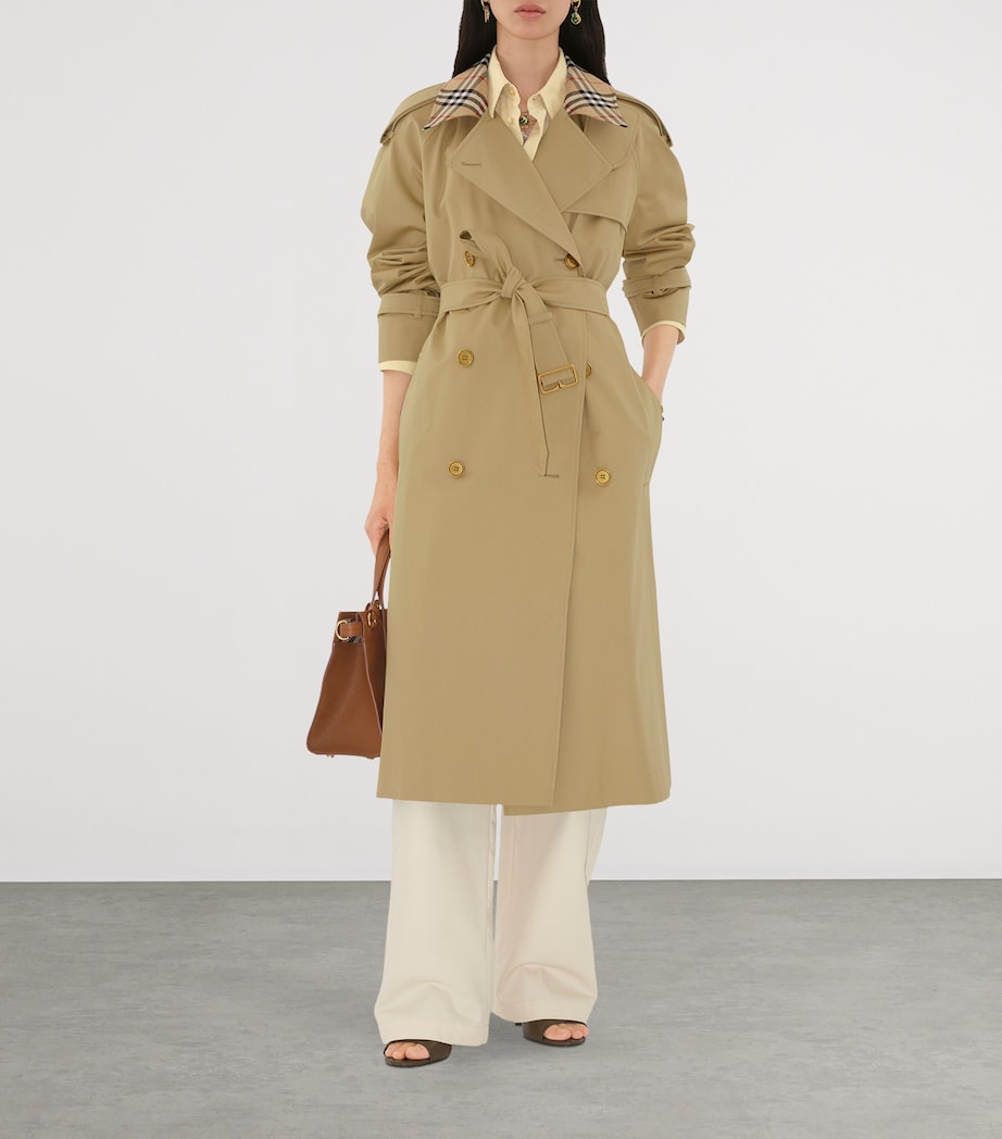 Long Castleford Trench Coat HAMPER Image 7