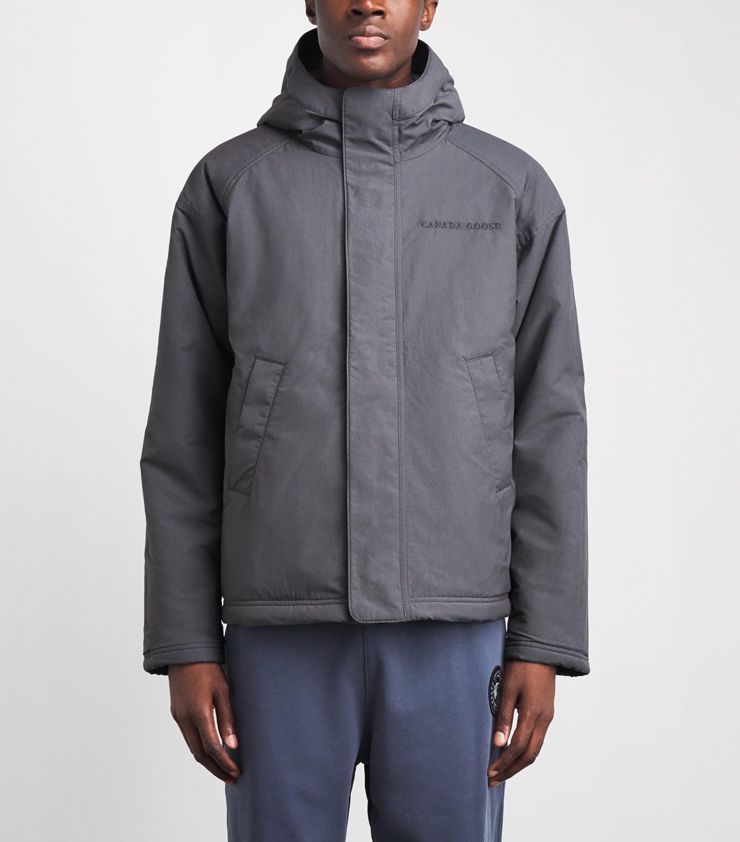 Canada Goose Mens Reversible Alberni Bomber Jacket Strts Gr/anc Gr Image 6