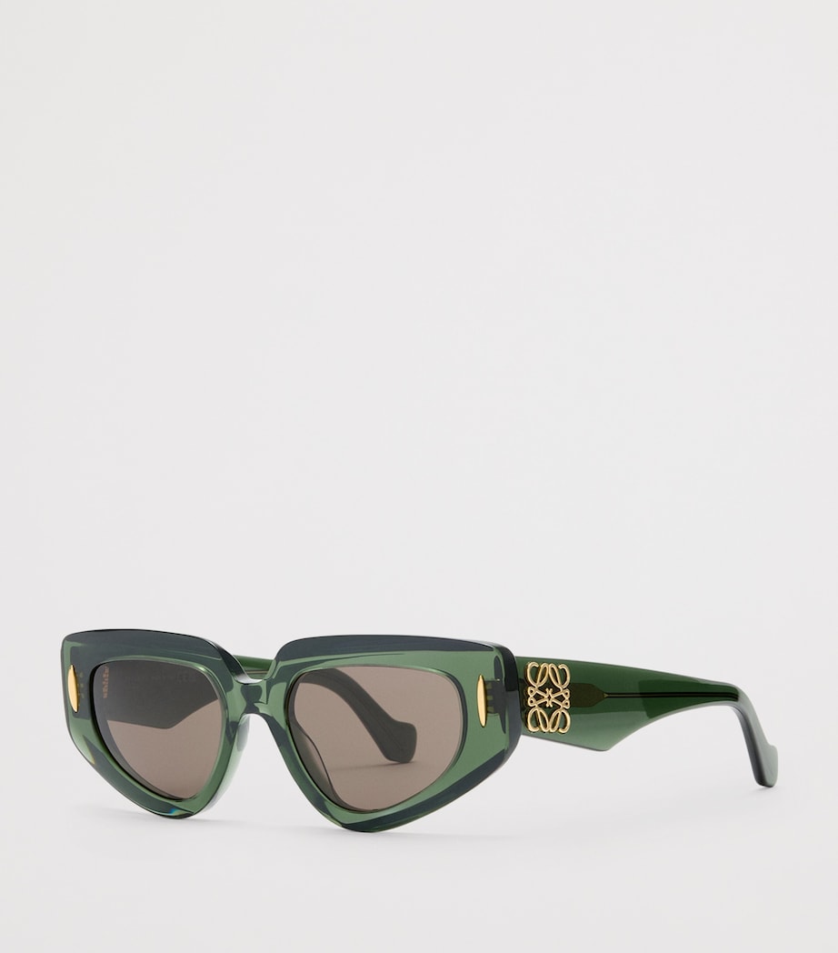 Small Butterfly Screen Sunglasses DARK GREEN Image 2