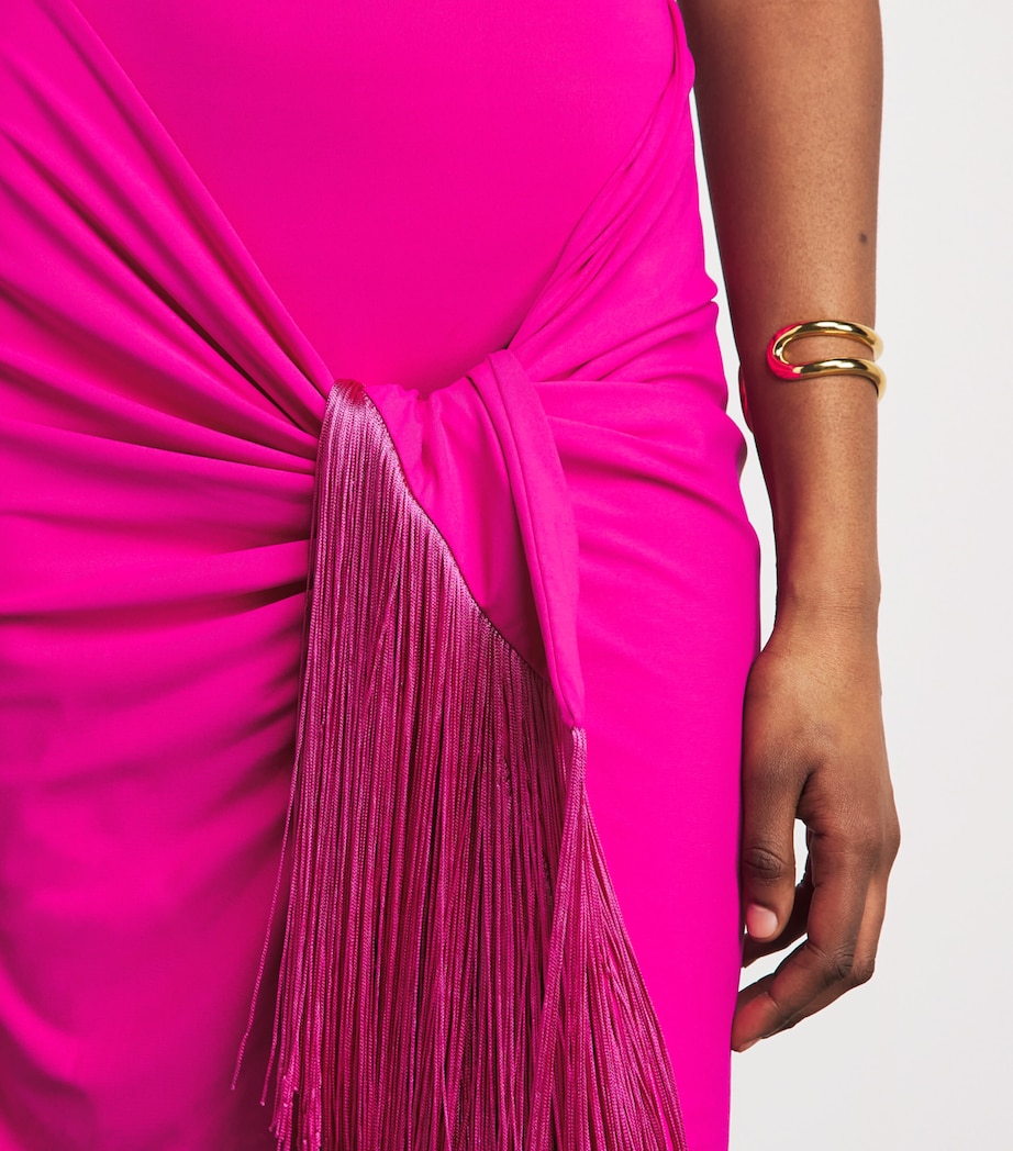 Taller Marmo Womens Pareo-Detail Romy Swimsuit Bouganville Image 3