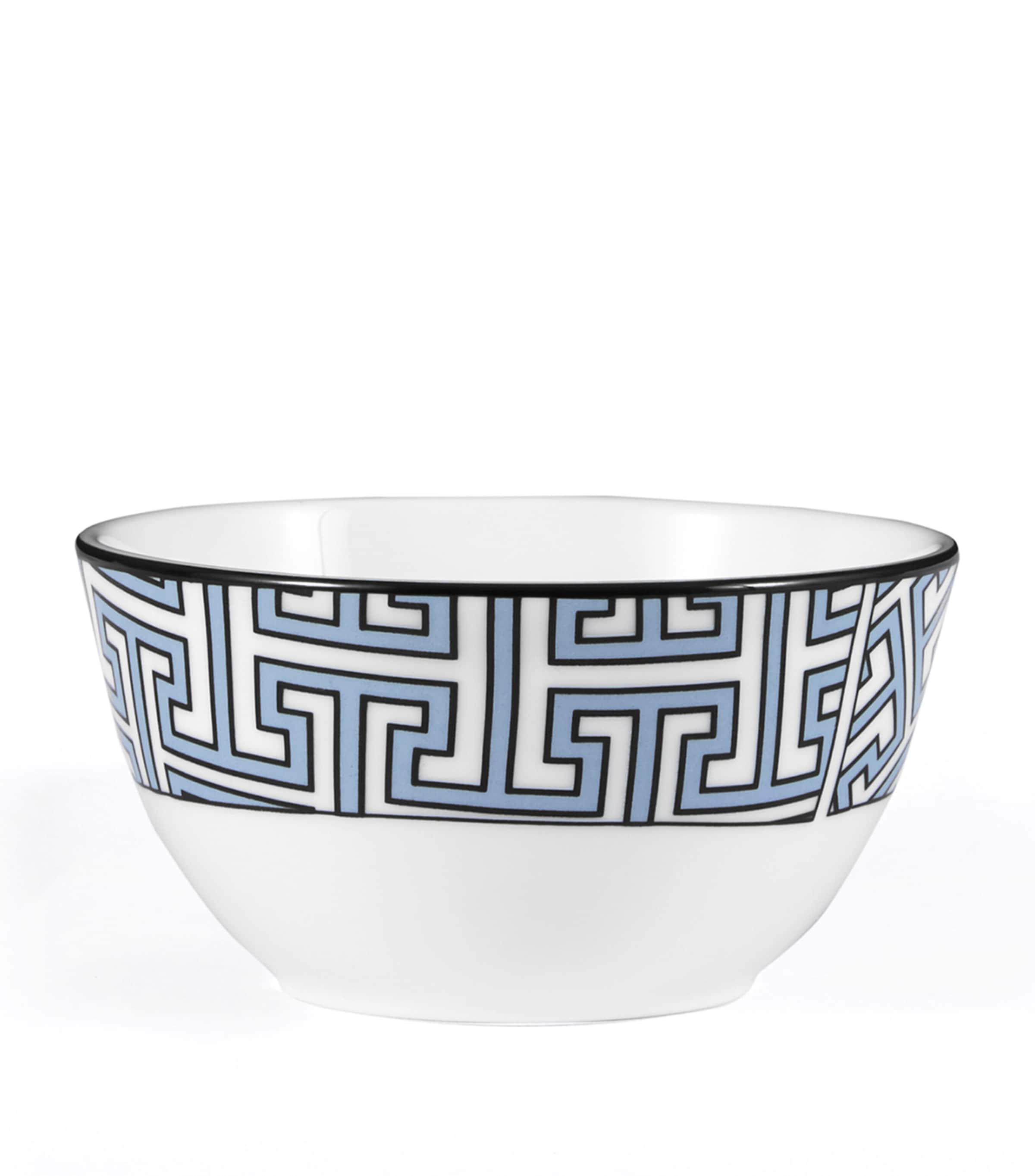 O.W.London Maze Sugar Bowl (6cm) Blue Image 1