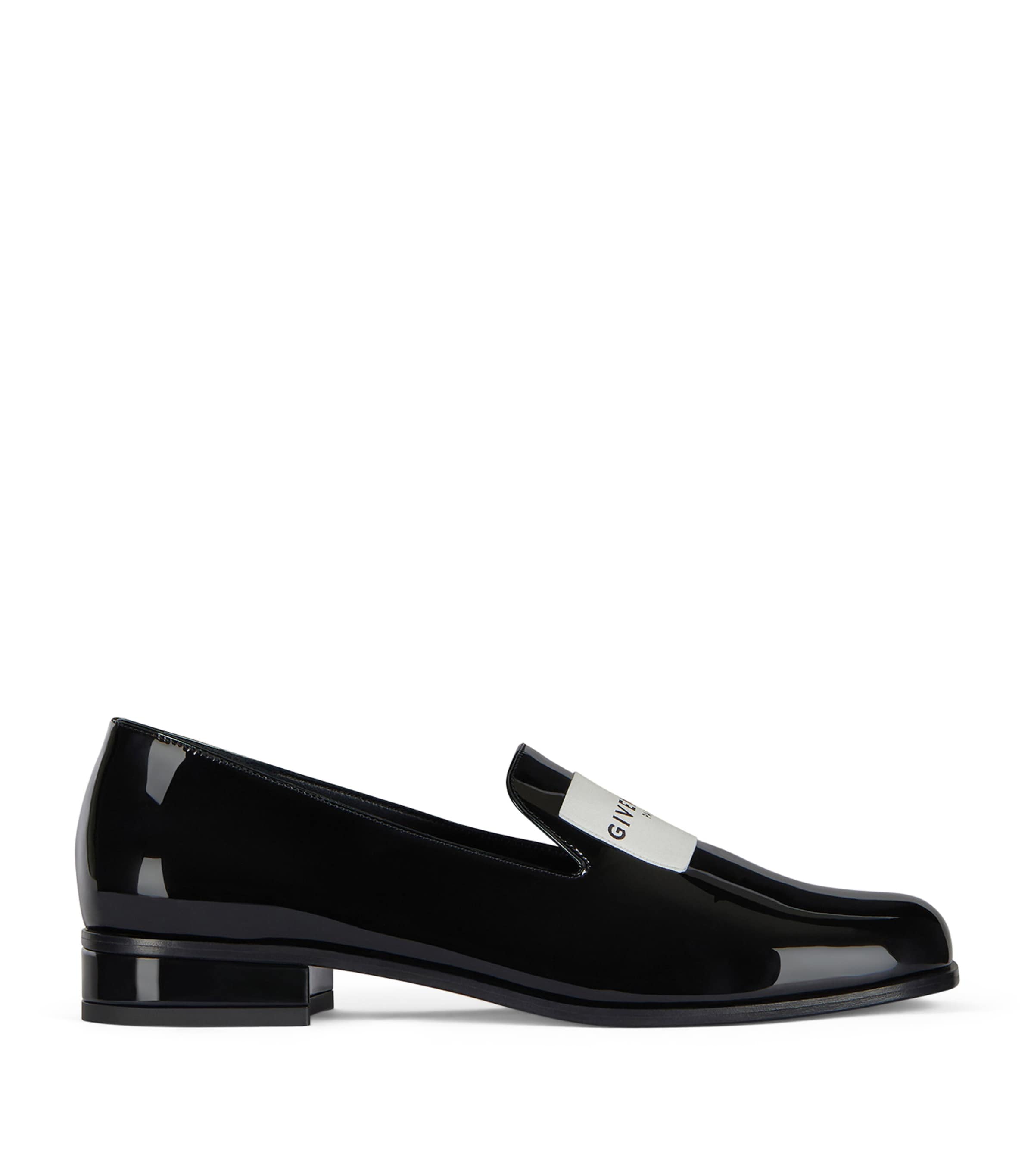 Givenchy Calf Leather Tuxedo Label Loafers