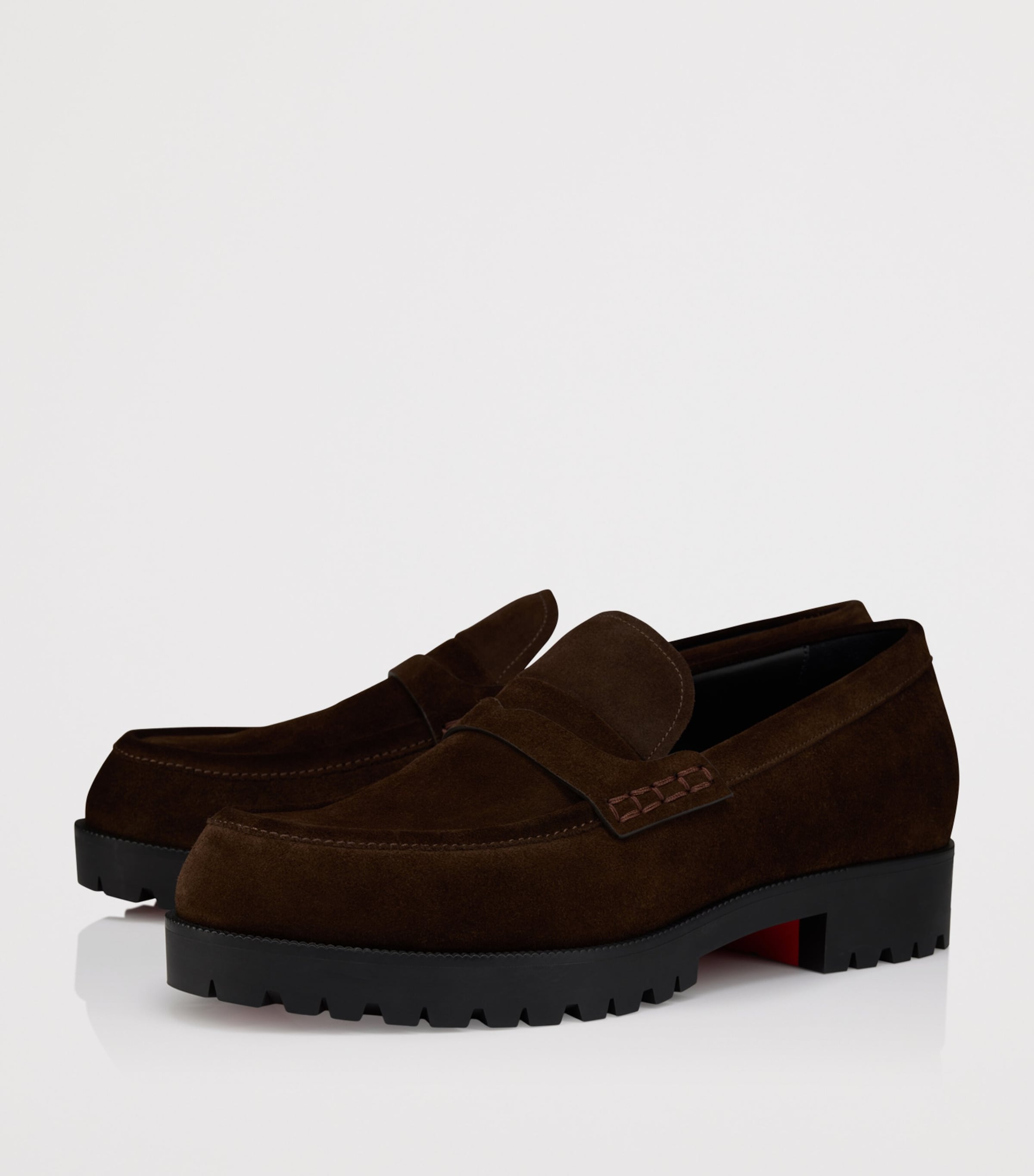 Christian Louboutin Cavavin Suede Derby Shoes Image 2