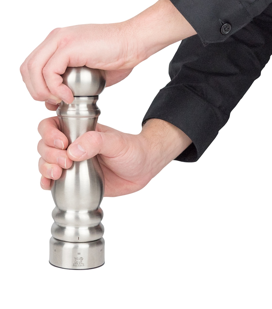 Peugeot Stainless Steel Paris Chef Salt Mill (22cm) Stainless Steel Image 3