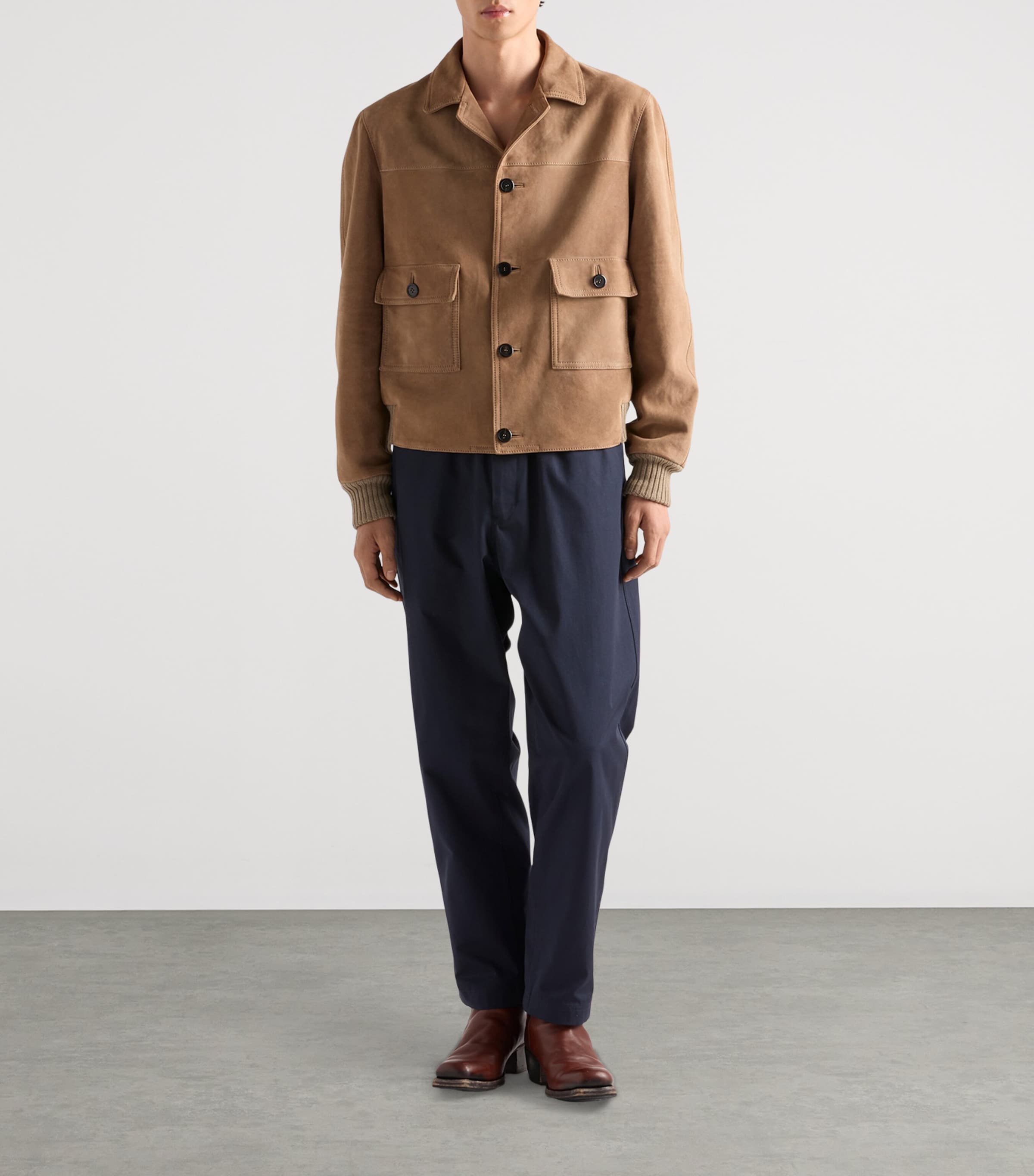 Cotton Slim Fit Trousers F0008 Image 2