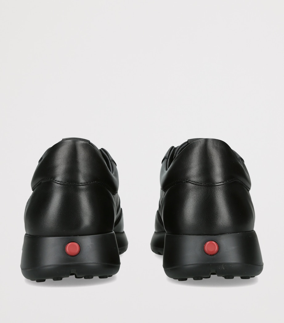 Tod's Leather Allacciato 79k Sneakers Black Image 4