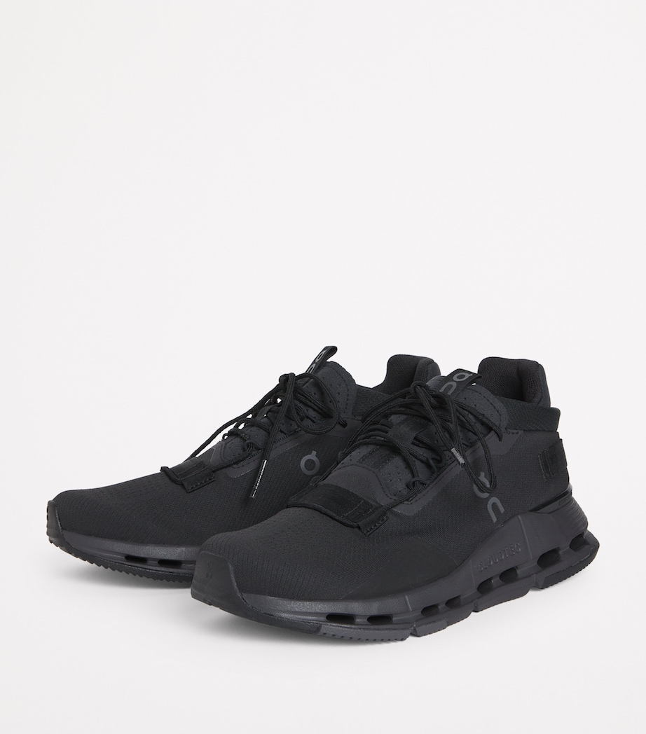 Cloudnova 2 Trainers ALL BLACK Image 3