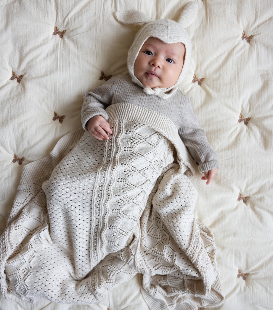 Embroidered Butterfly Blanket BUTTERFLY Image 5