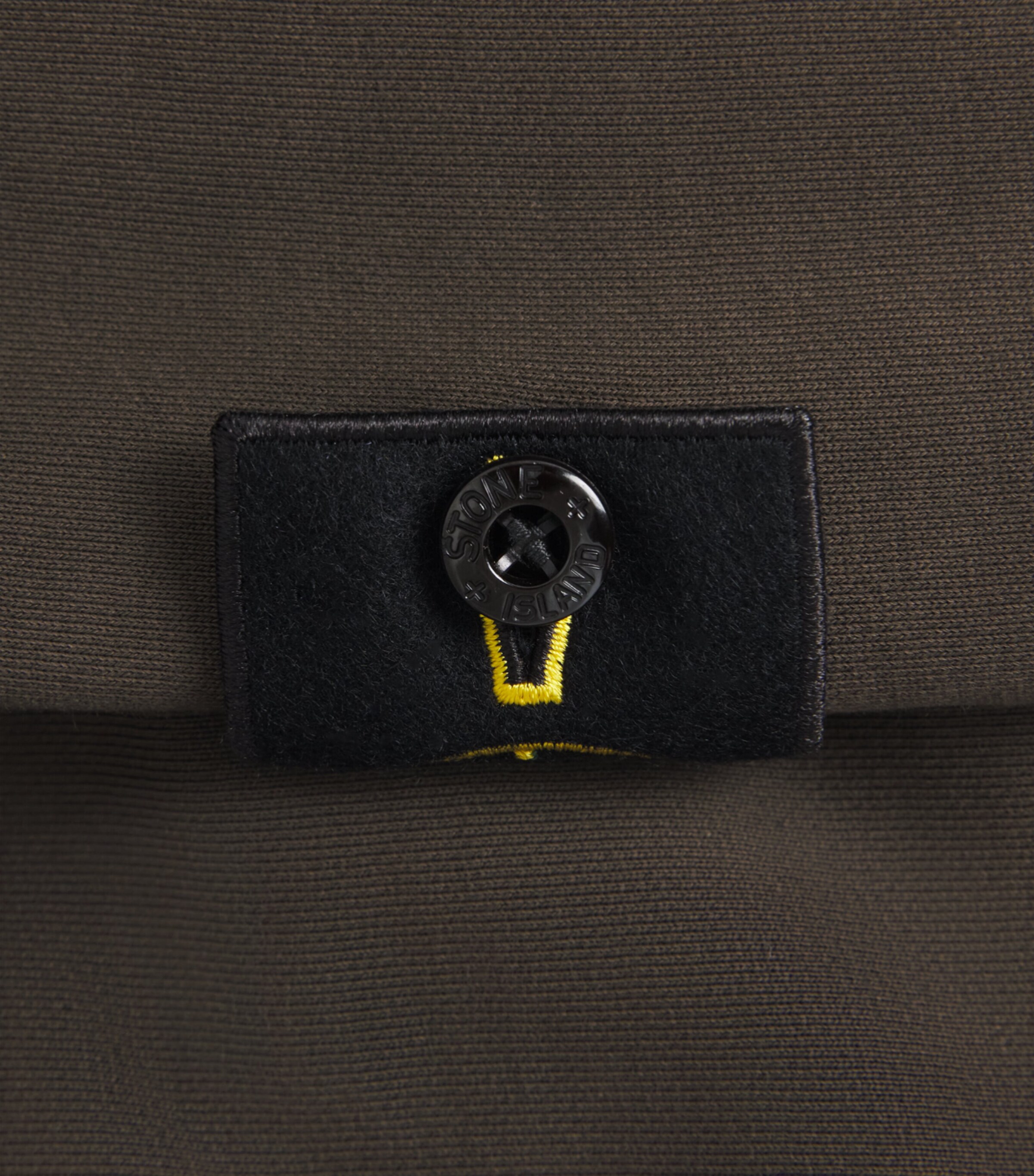 Stone Island Mens Cotton Compass Patch Hoodie Image 6