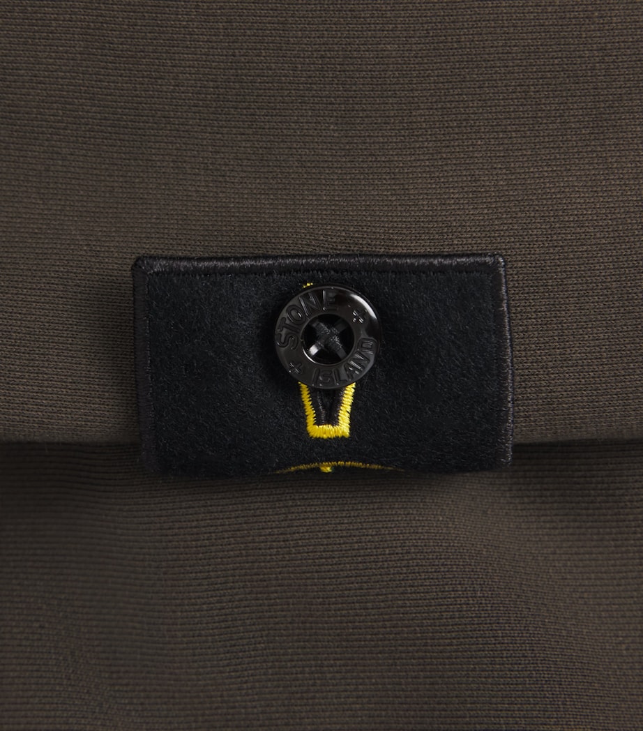 Stone Island Mens Cotton Compass Patch Hoodie Image 6