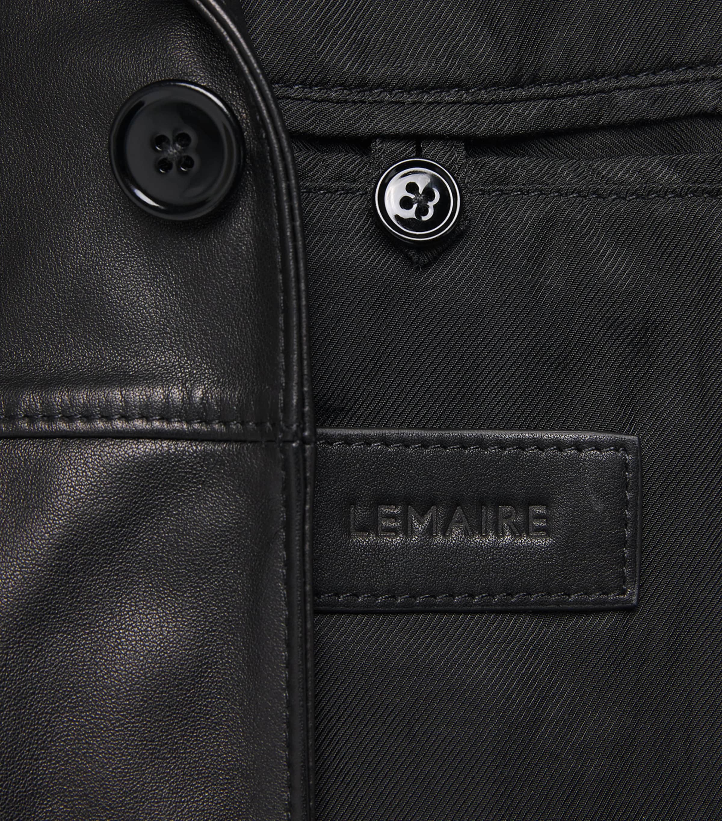 Leather Jacket BK999 BLACK Image 5