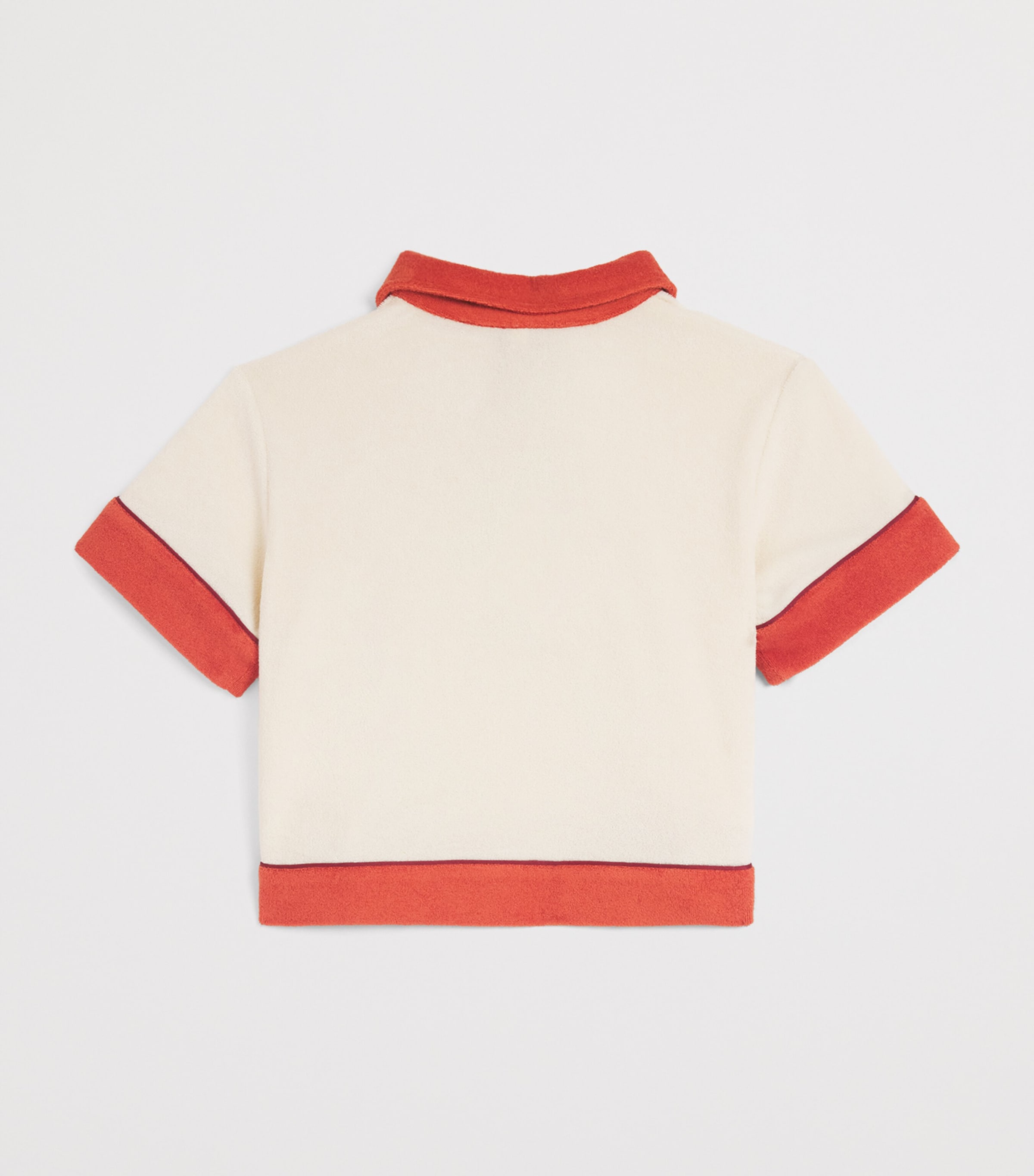Zimmermann Kids Mahon Polo Shirt (2-12 Years) Cream Image 2