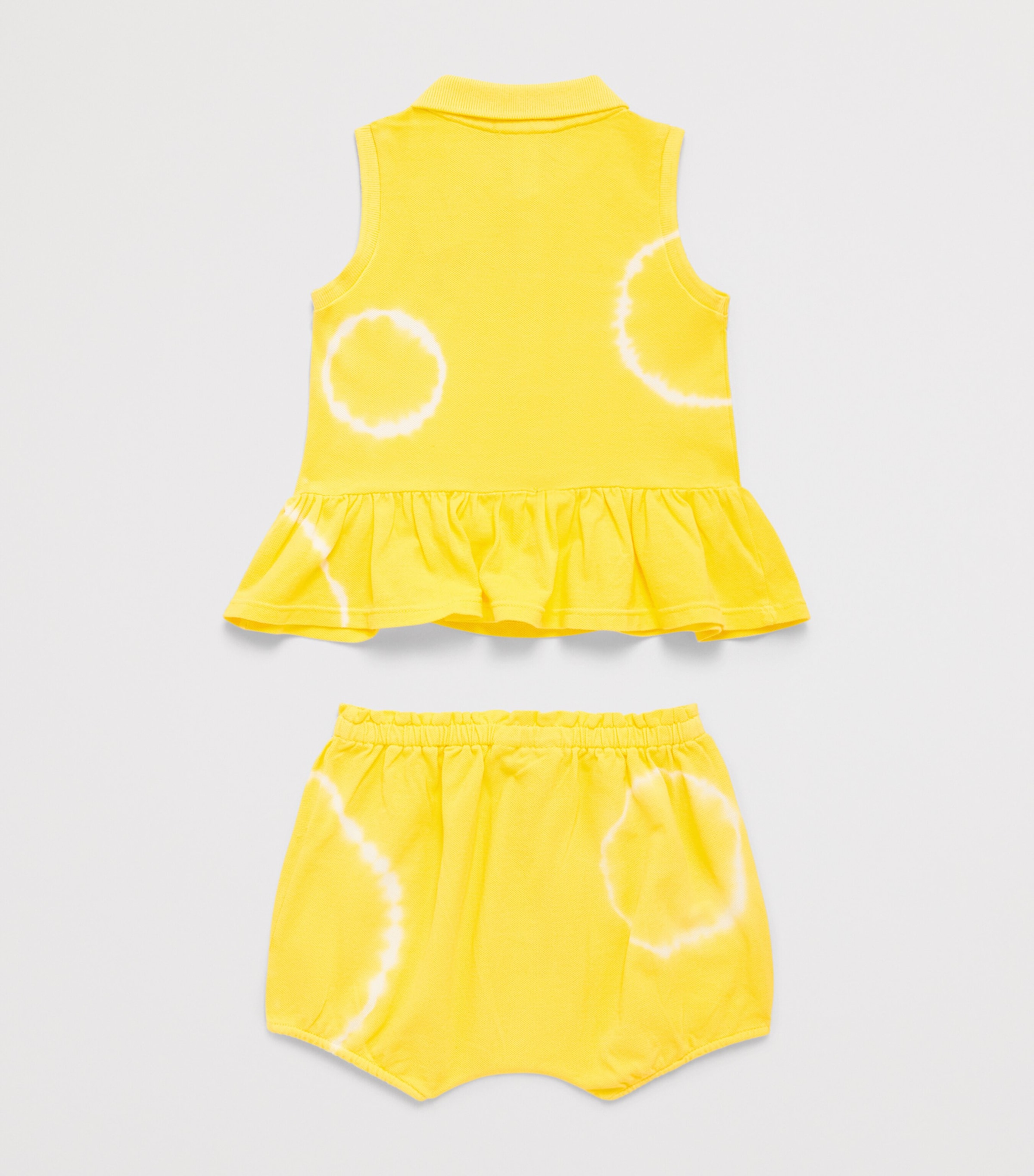 Ralph Lauren Kids Tie-Dye Dress and Bloomers Set (3-24 Months) Yellow Mu Image 2