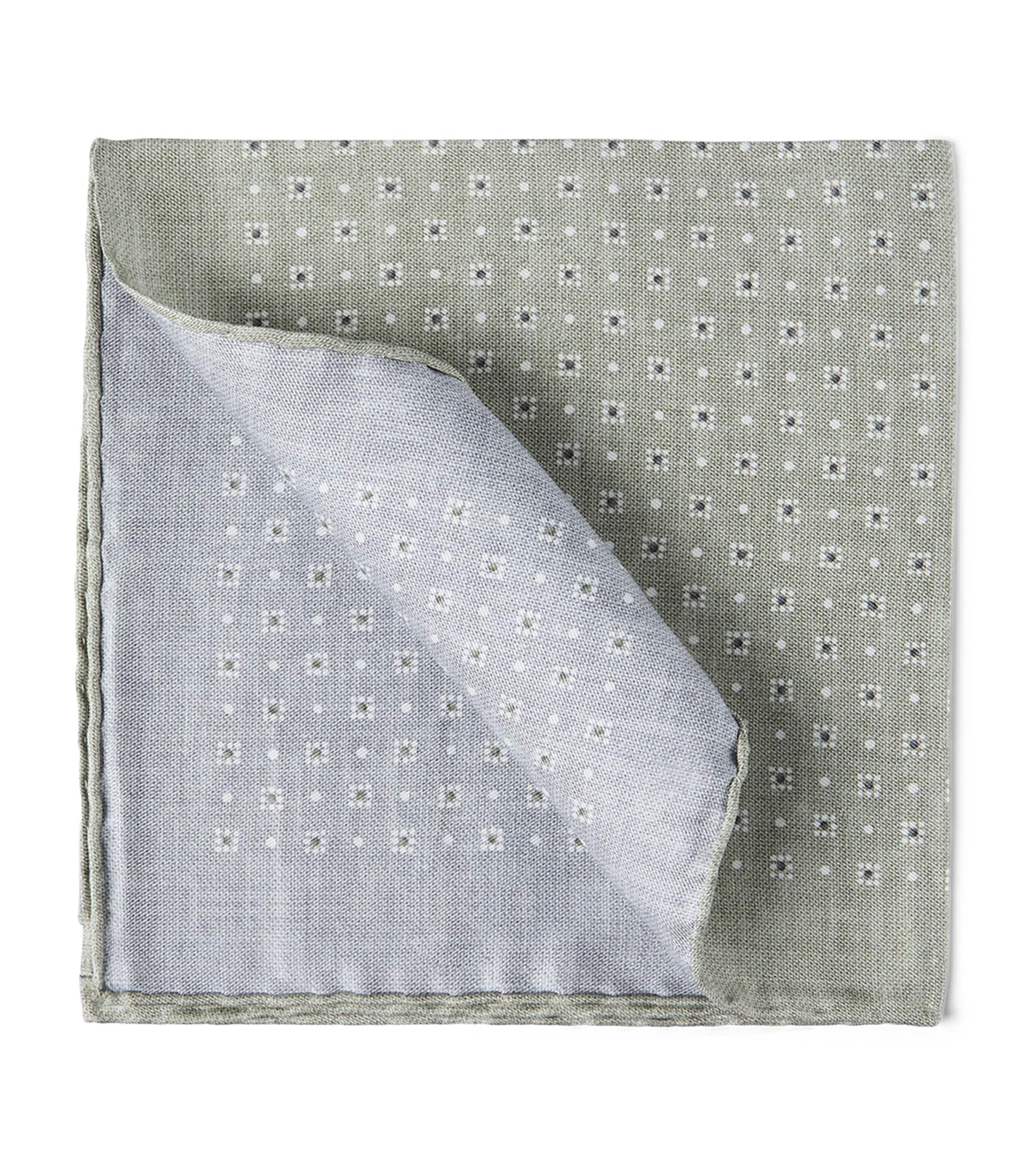 Silk Patterned Pocket Square C6018 Image 1