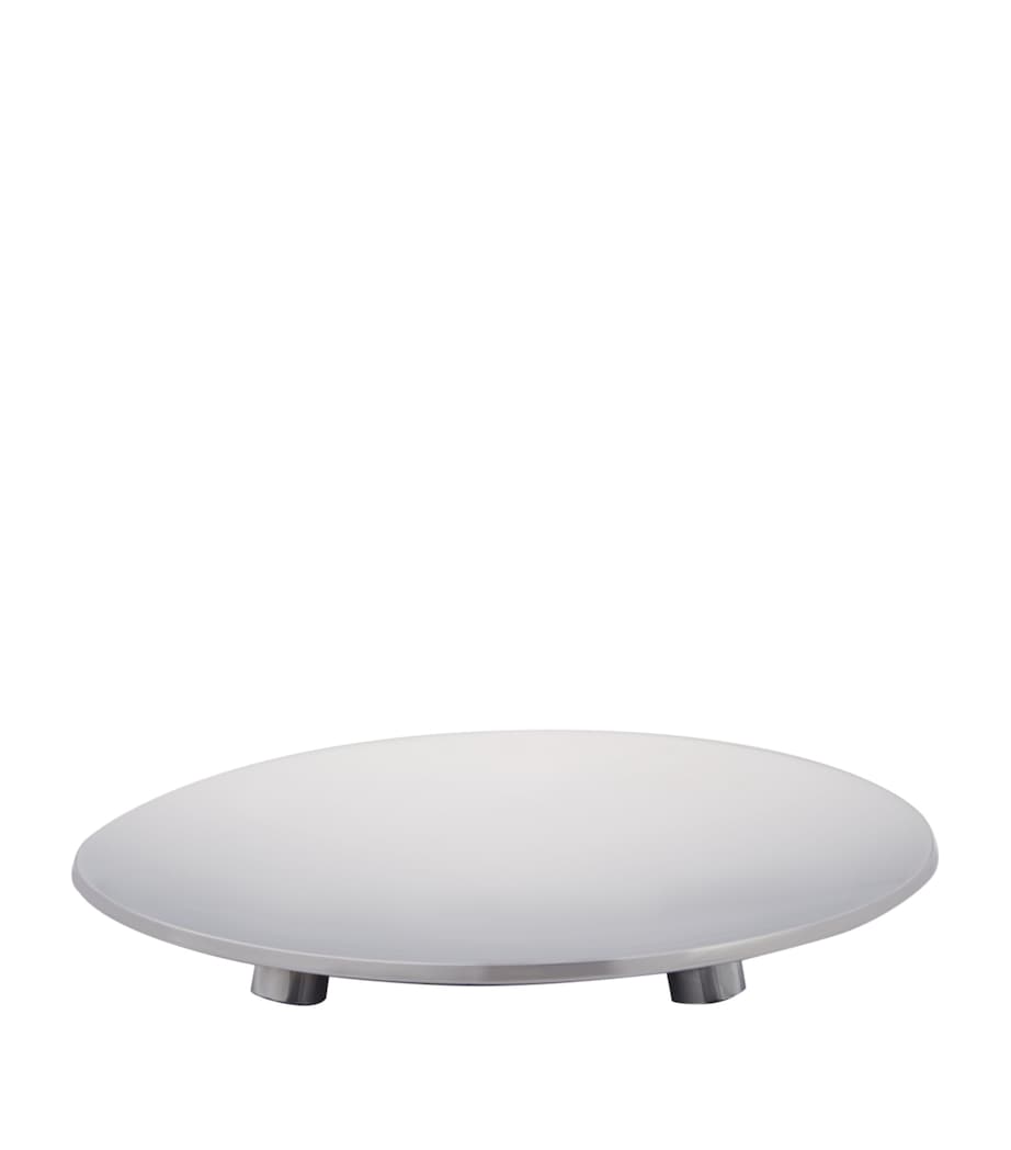Round Soap Dish SILVER Image 1