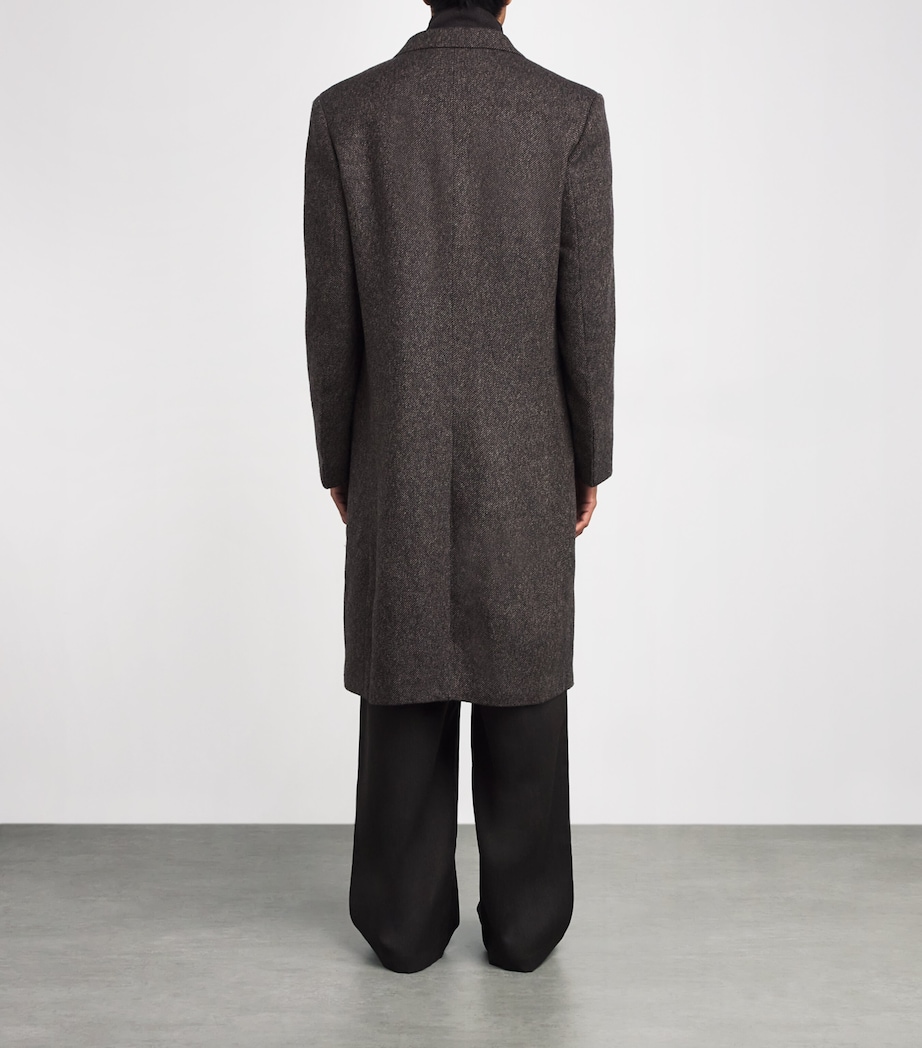 Wool Mayfair Coat GREY MELANGE Image 4