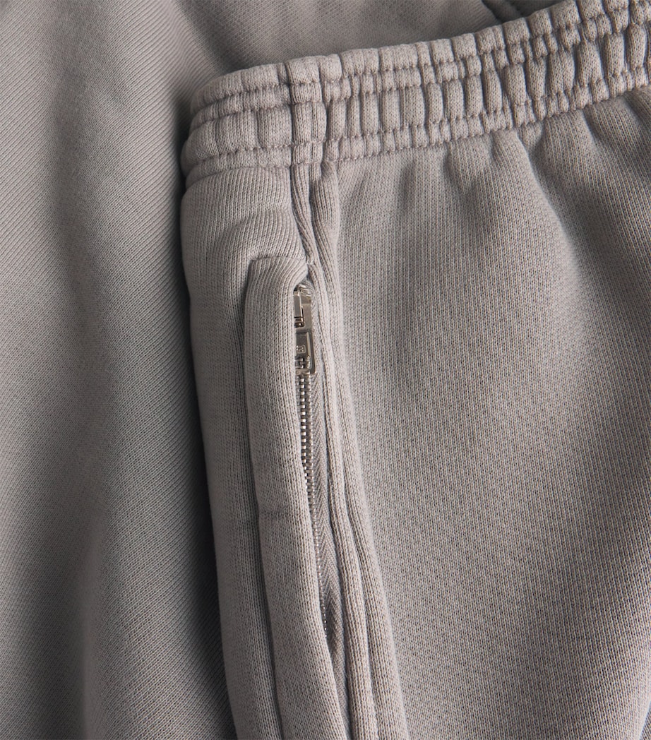 Cotton Articulated-Leg Sweatpants 064A WASHED CEMENT Image 5