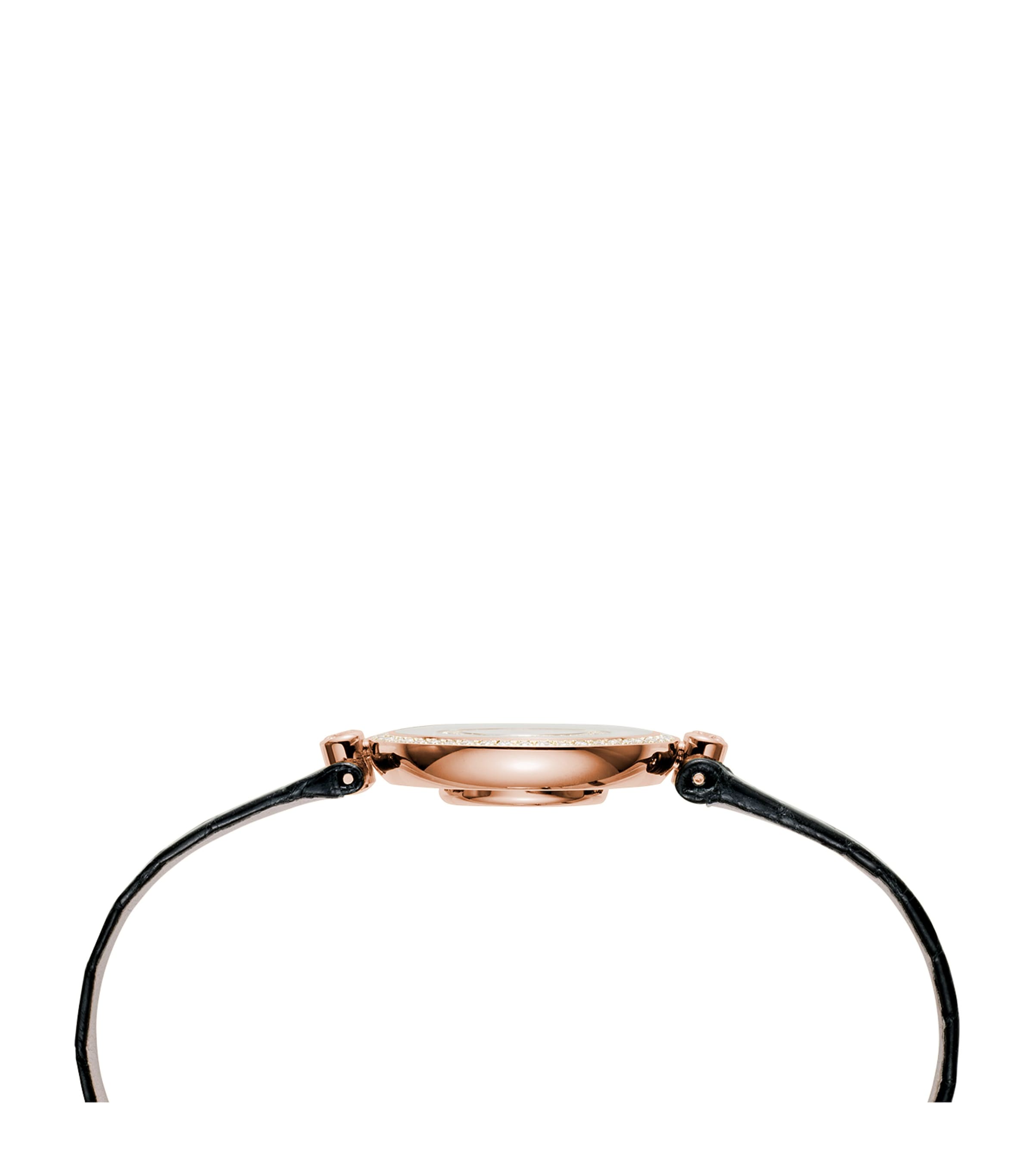 Rose Gold and Diamond Happy Diamonds Watch 26mm 18K ROSE GOLD Image 4