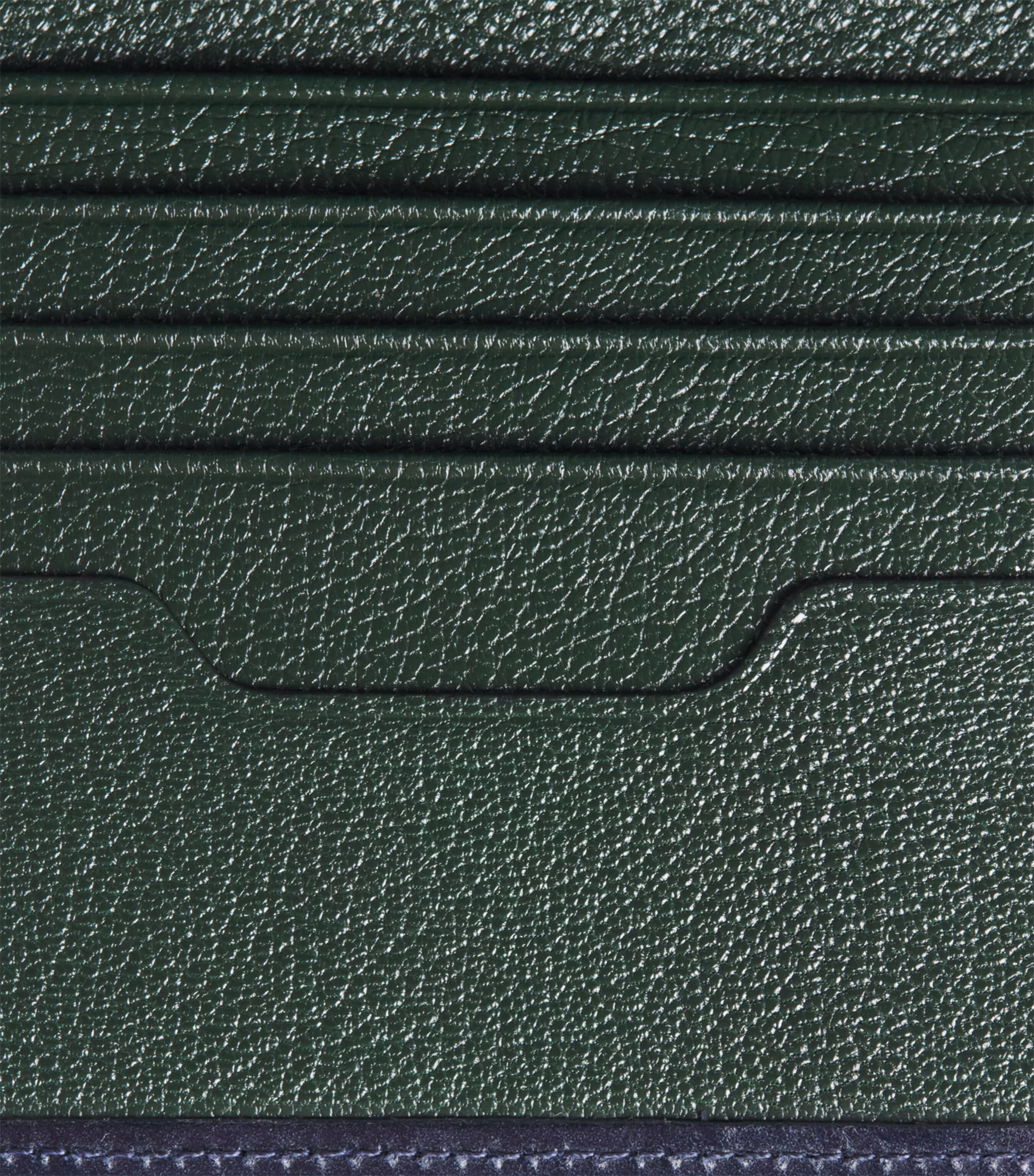 Swaine Leather Bifold Wallet Navy Image 3