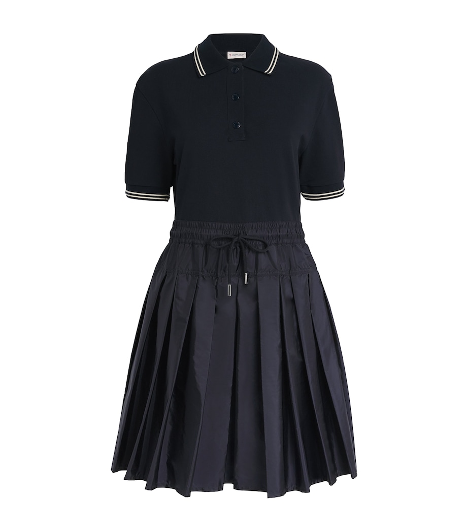 Cotton-Blend Combined Mini Dress 778 Image 1