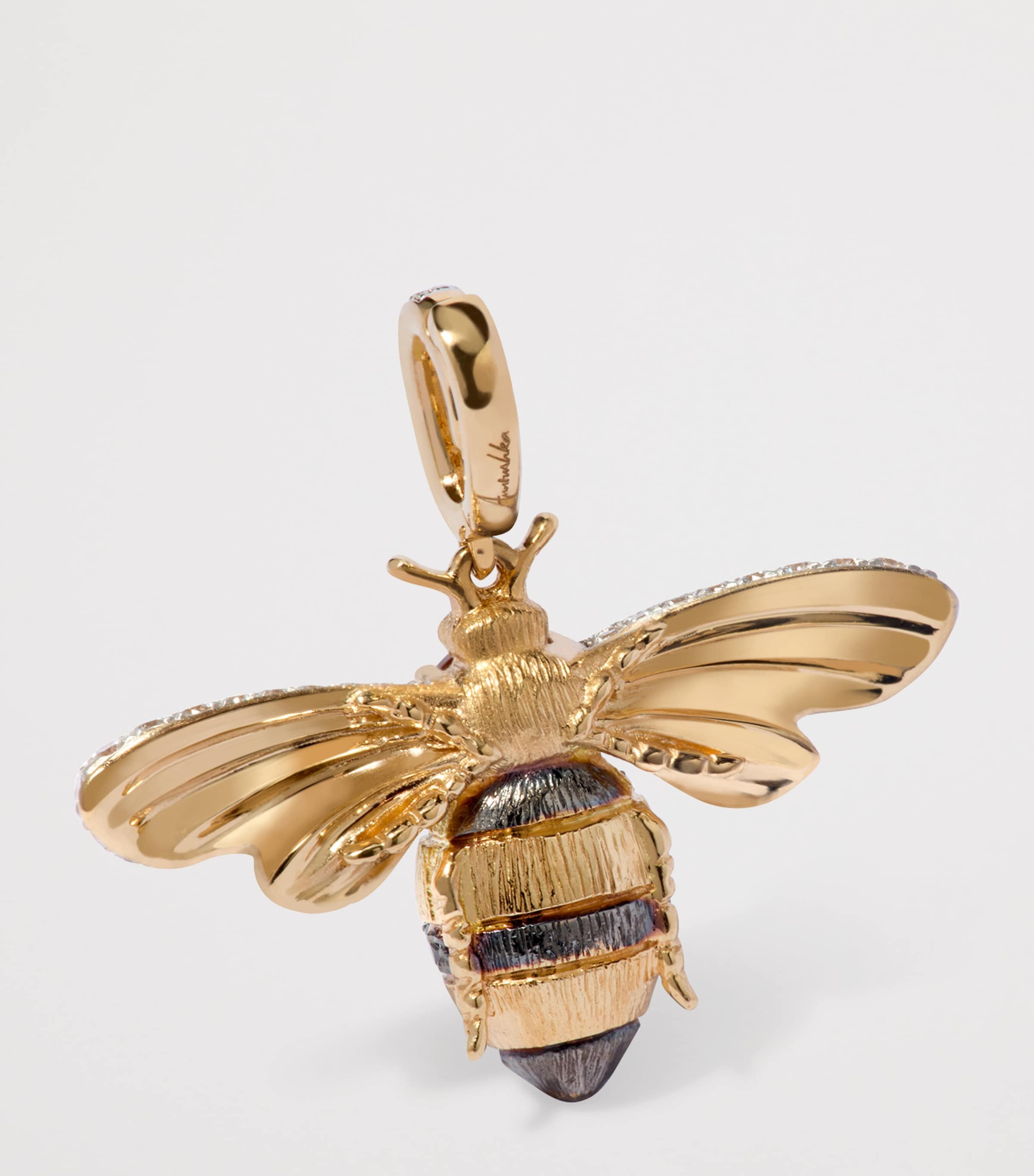 Yellow Gold, Citrine and Diamond Mythology Bee Charm YELLOW GOLD Image 3