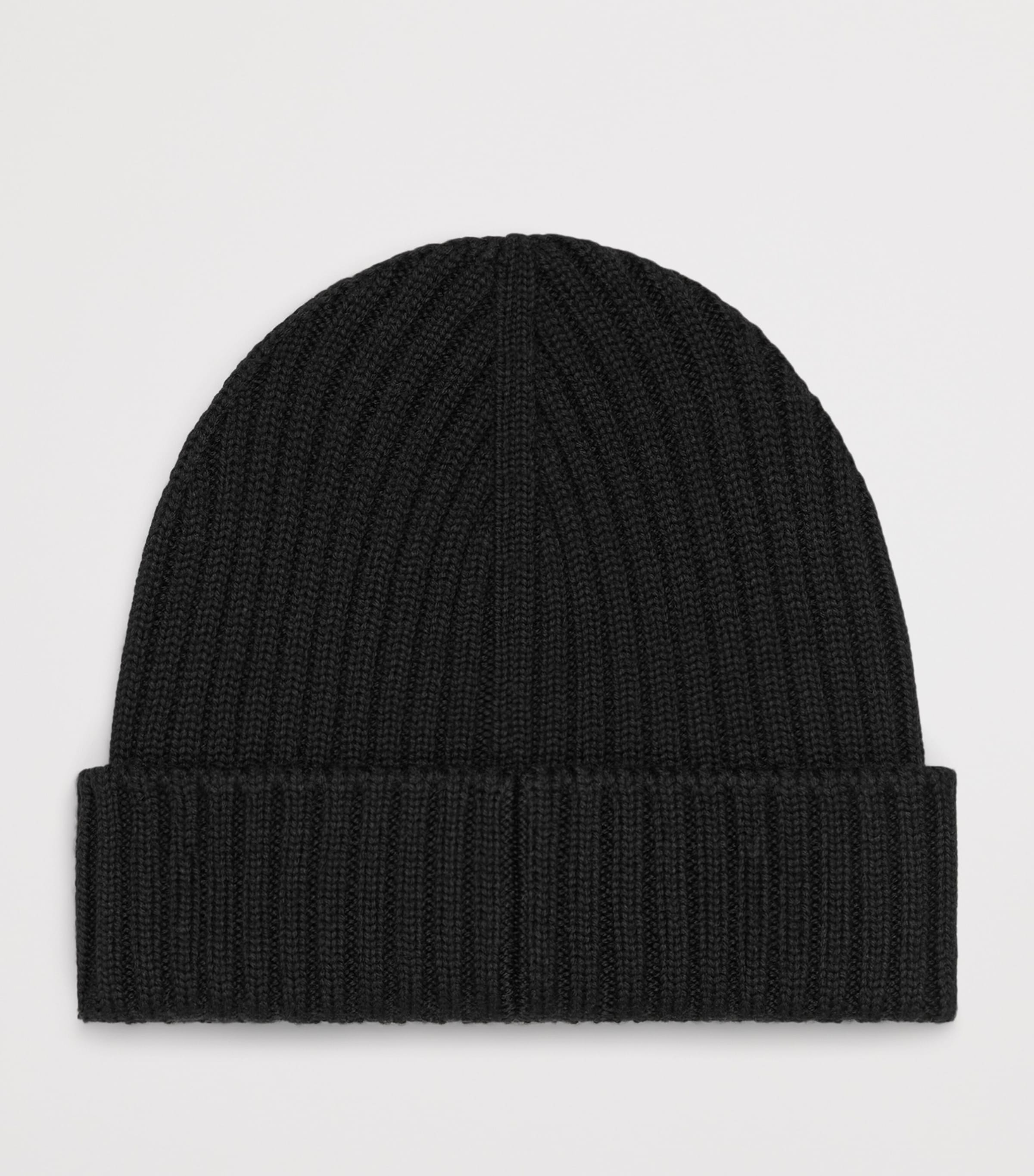 Wool Logo Beanie BLACK Image 2