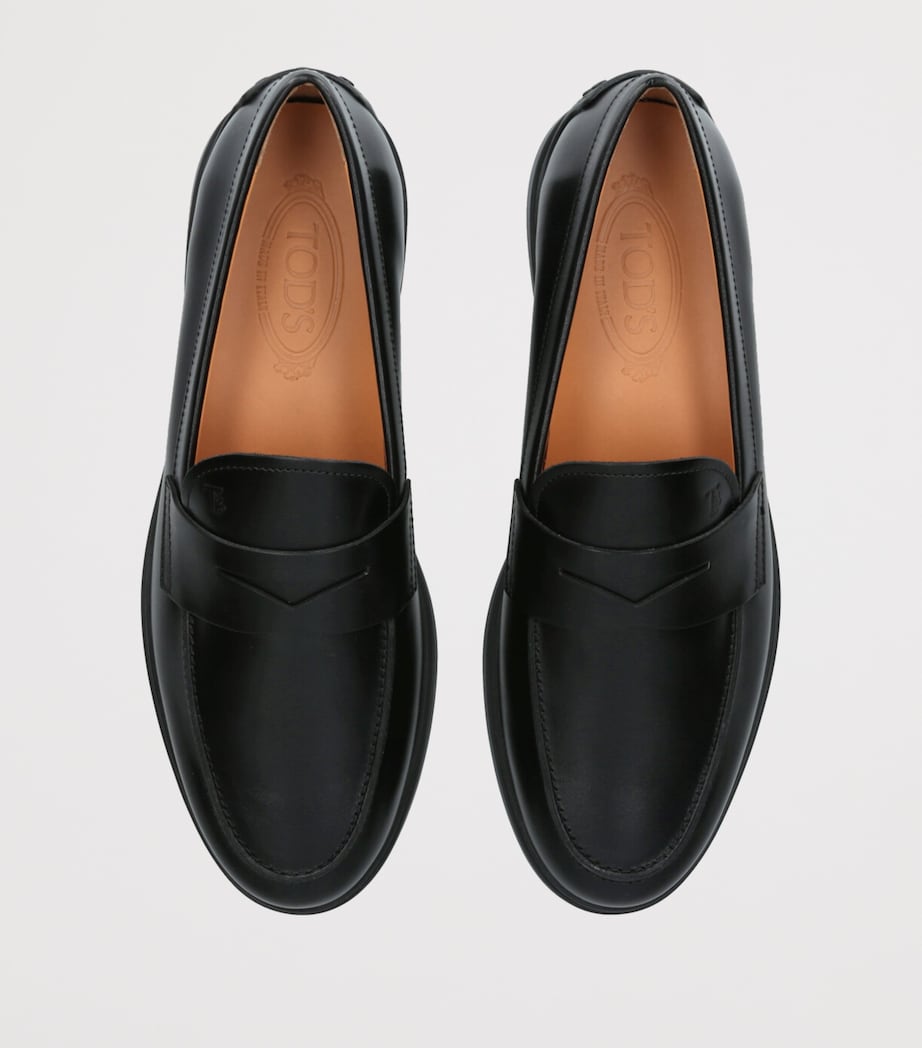 Leather Gomma Loafers BLACK Image 4