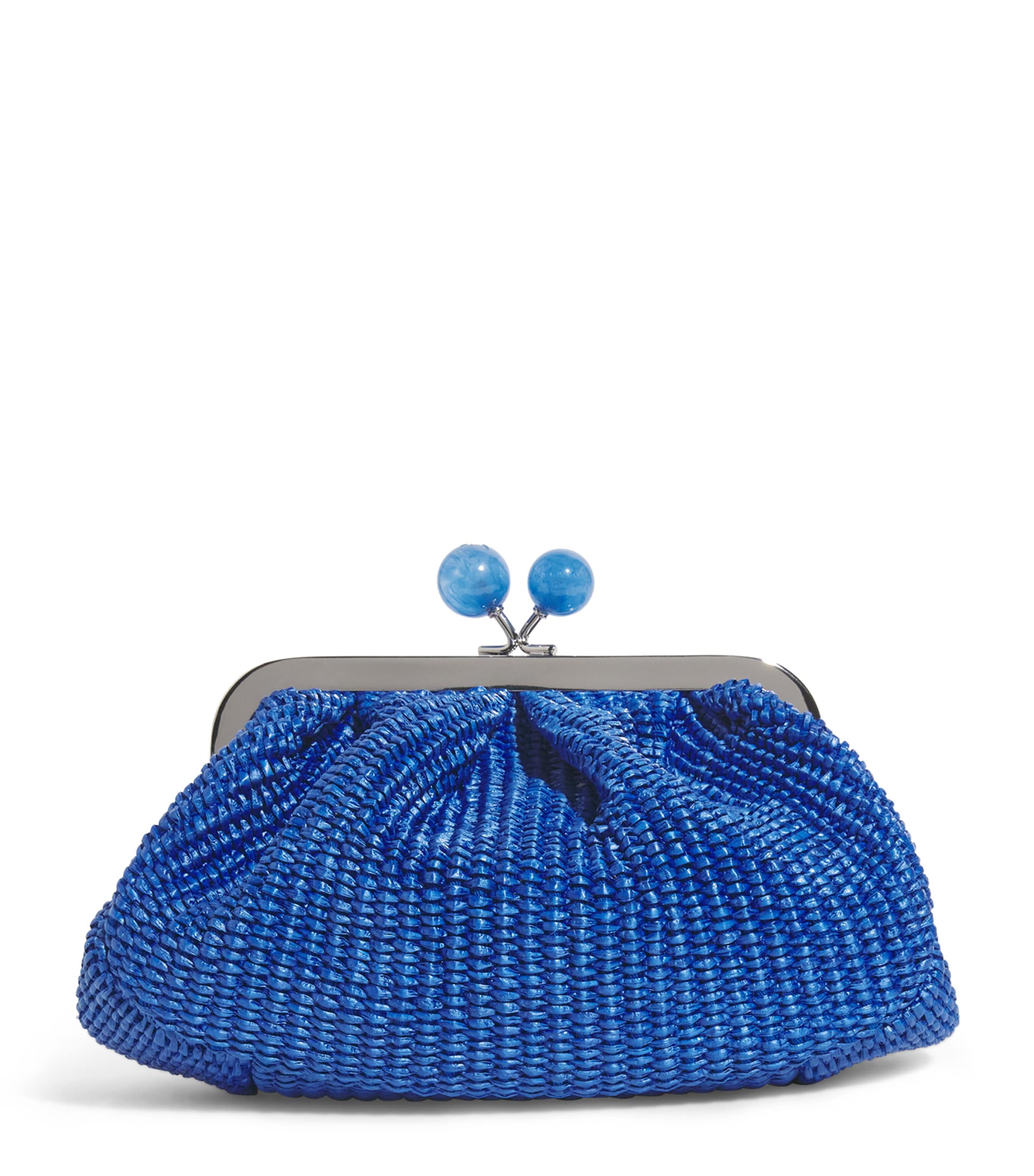 WEEKEND MAX MARA SMALL RAFFIA-EFFECT PASTICCINO BAG