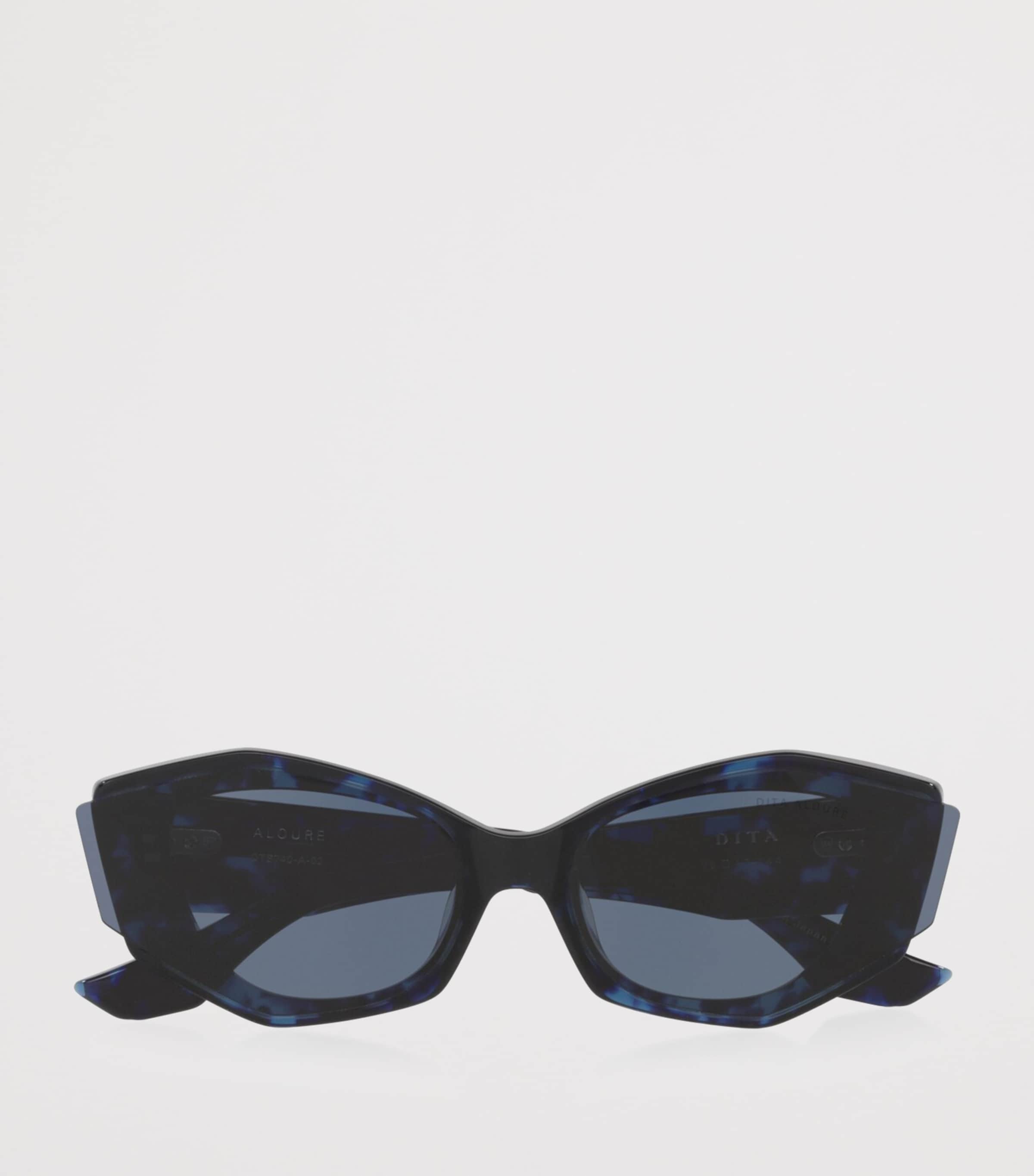 DITA Aloure Angular Cat Eye Sunglasses Blue Image 4