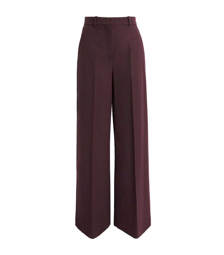 Wool-Blend Alana Wide-Leg Trousers MARASCHINO Image 1