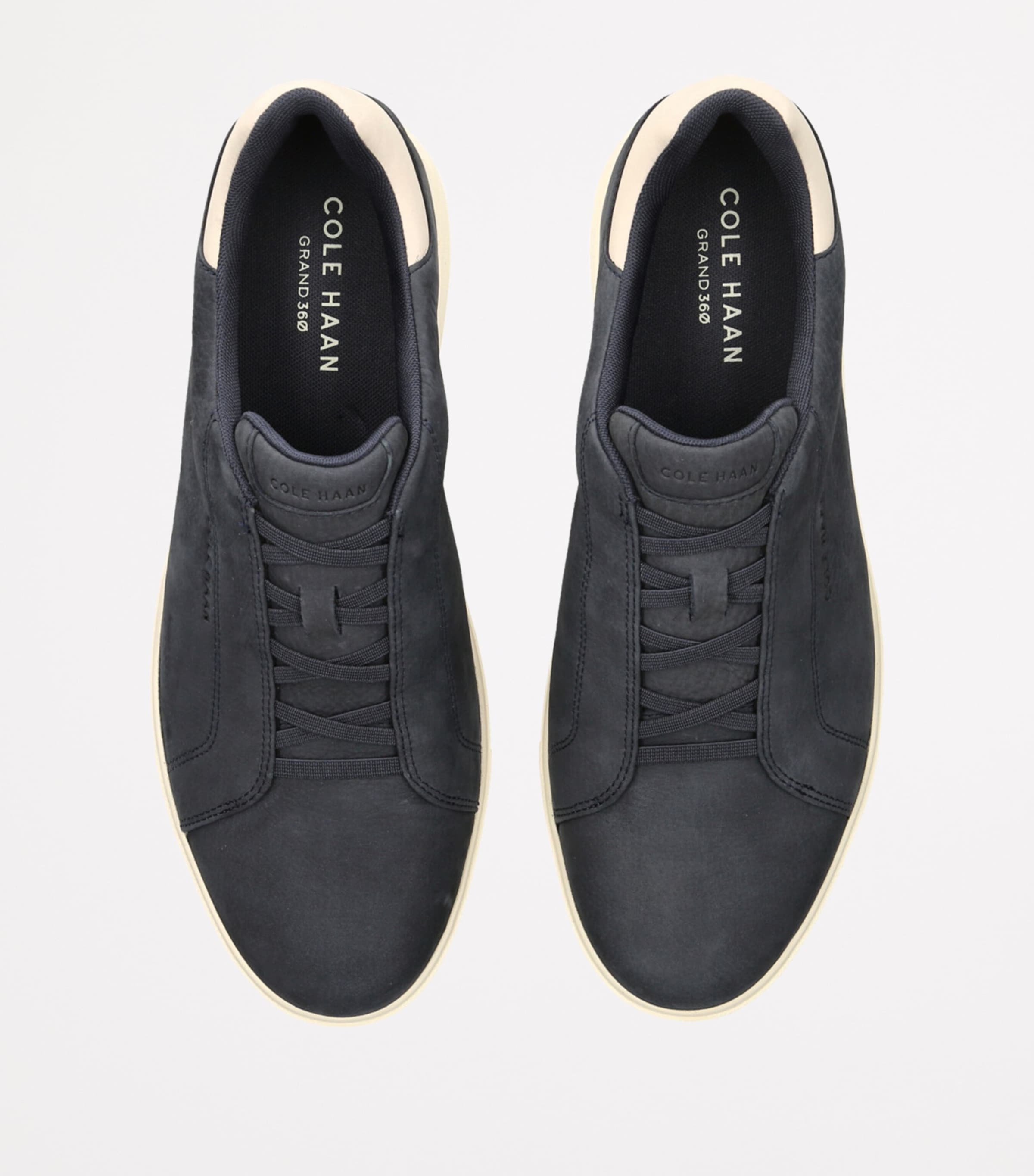 Suede GrandPrø Low-Top Sneakers NAVY Image 4