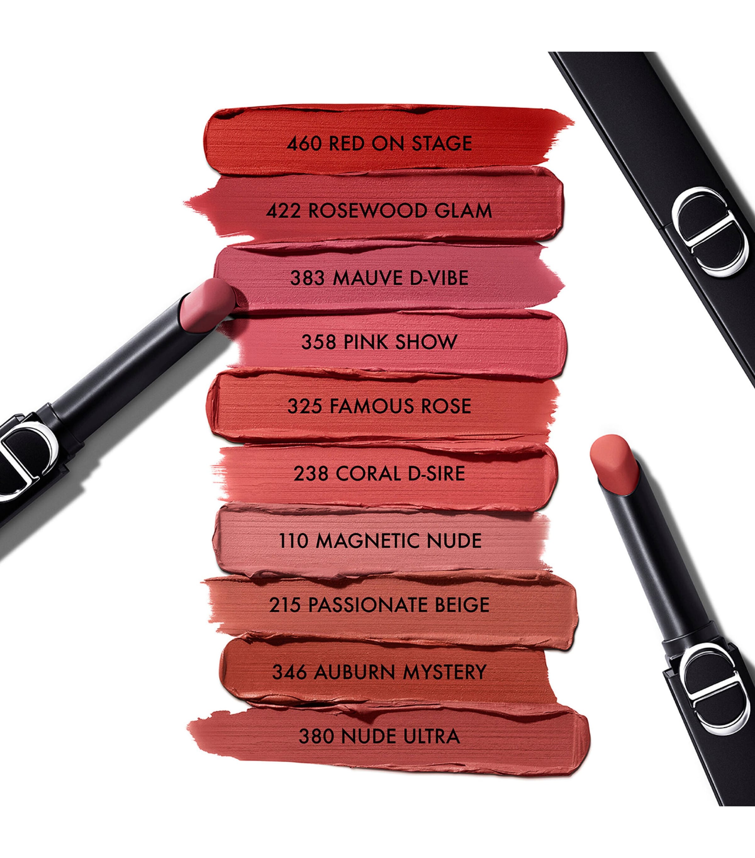 DIOR Rouge Dior On Stage Matte Lipstick Rosewood Glam Image 4