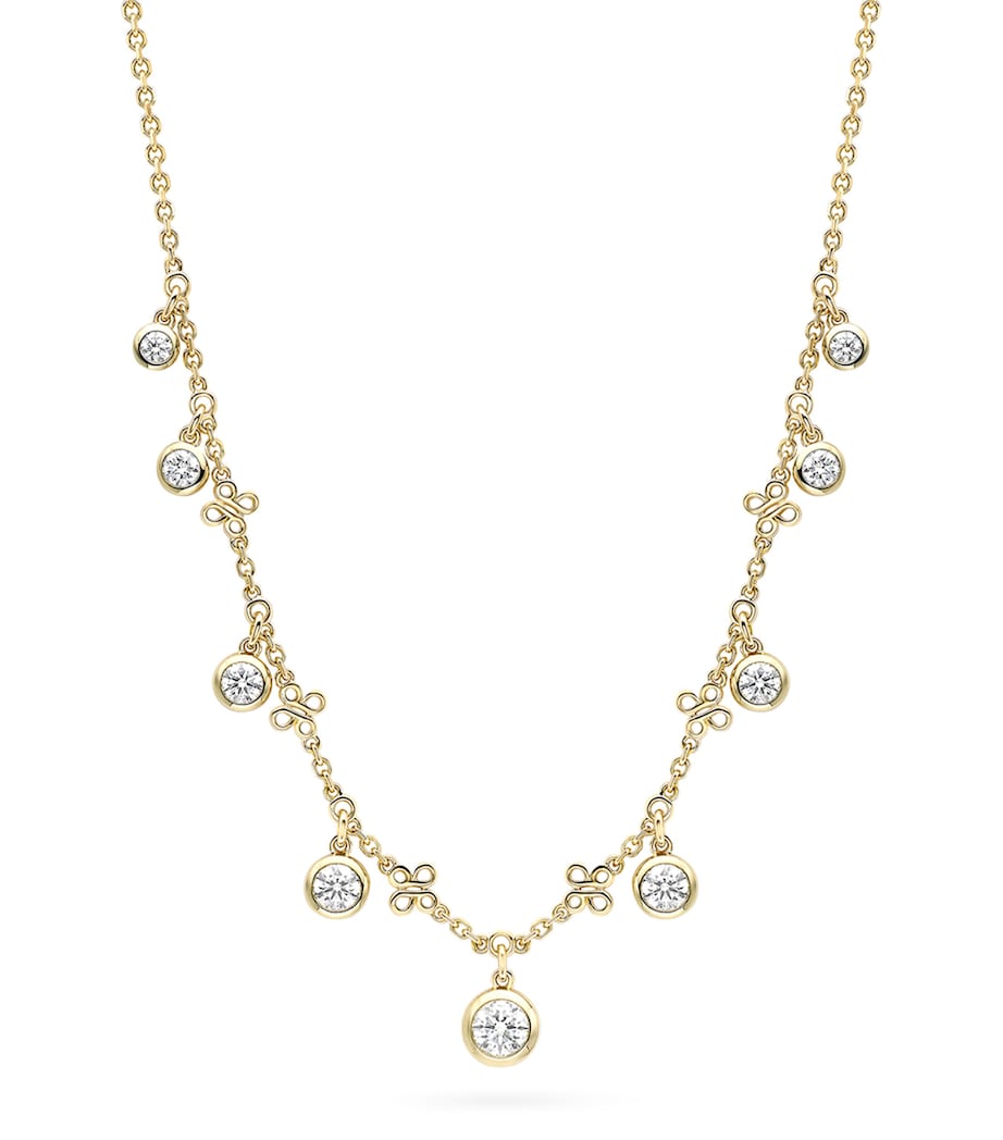 Yellow Gold and Diamond Beach Necklace 18CT YELLOW GOLD Image 1