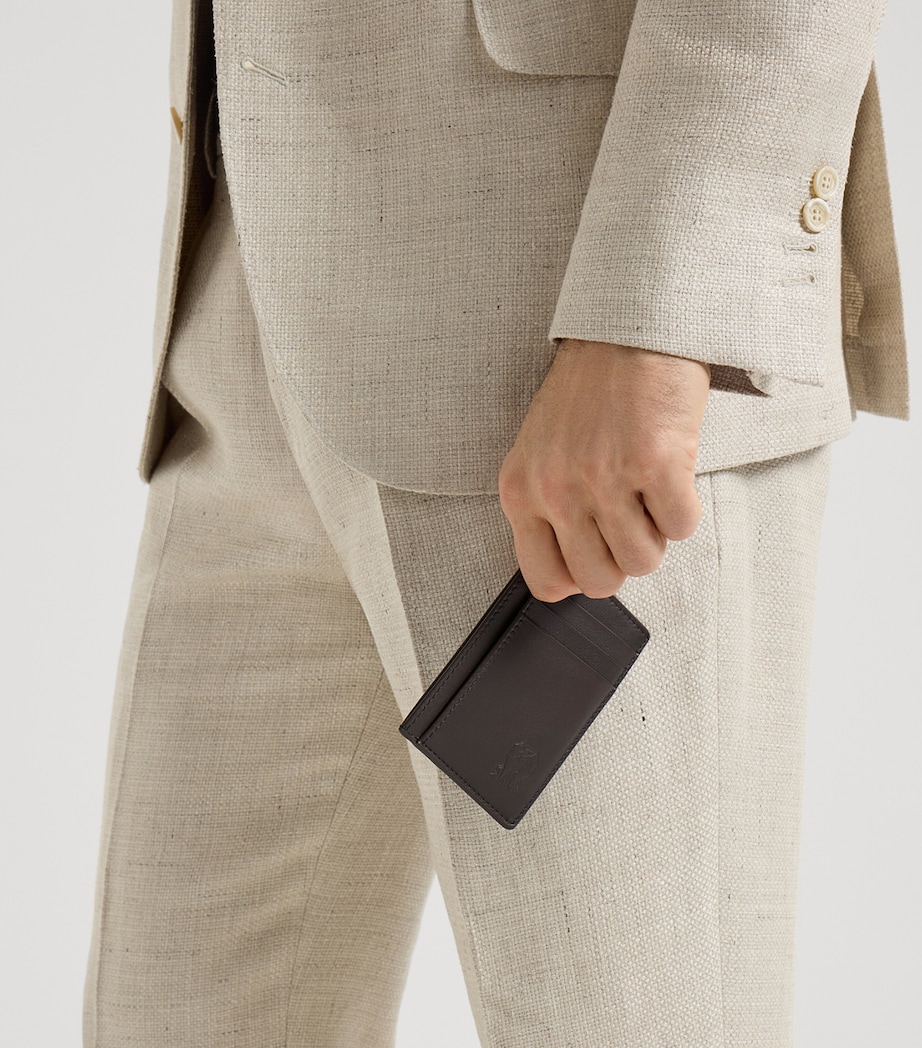 Brunello Cucinelli Leather Card Holder Image 4