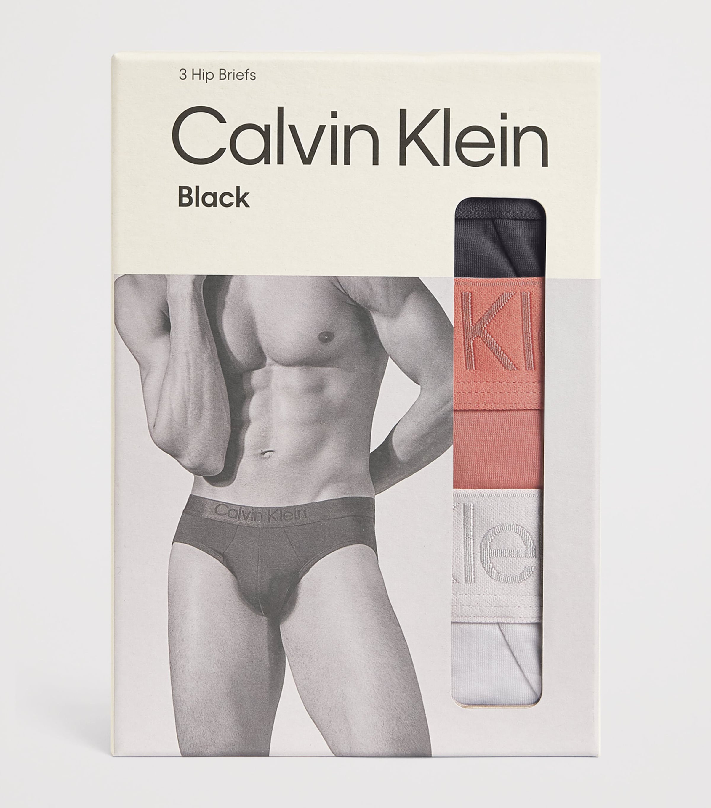 Calvin Klein Mens CK Black Hip Briefs (Pack of 3) Uyq Multi Image 4