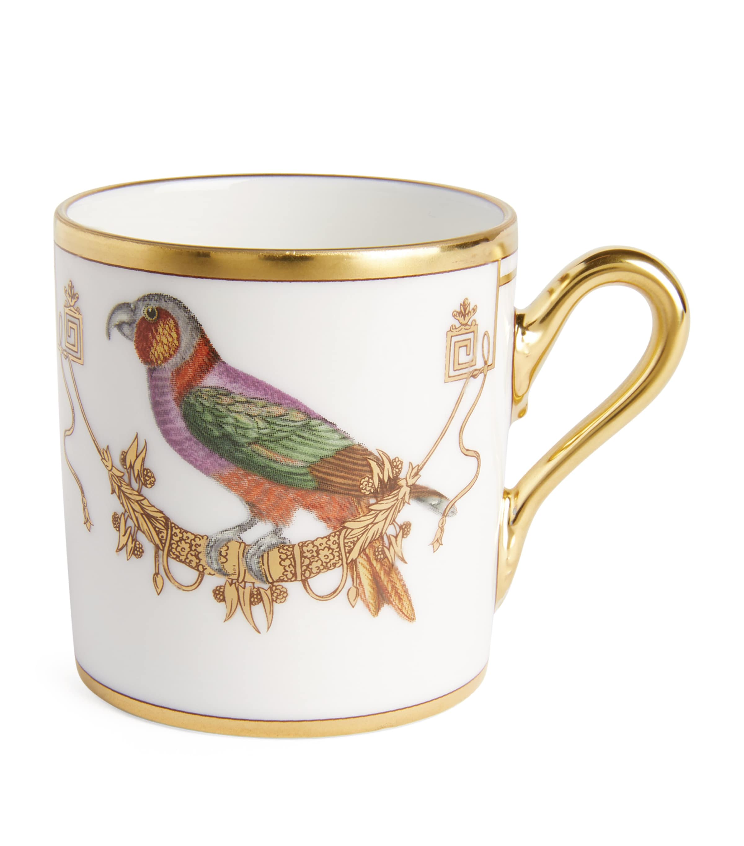 GINORI 1735 Volière Perroquet Nestor Espresso Cup | Dining | Tableware | Tea Cups & Saucers