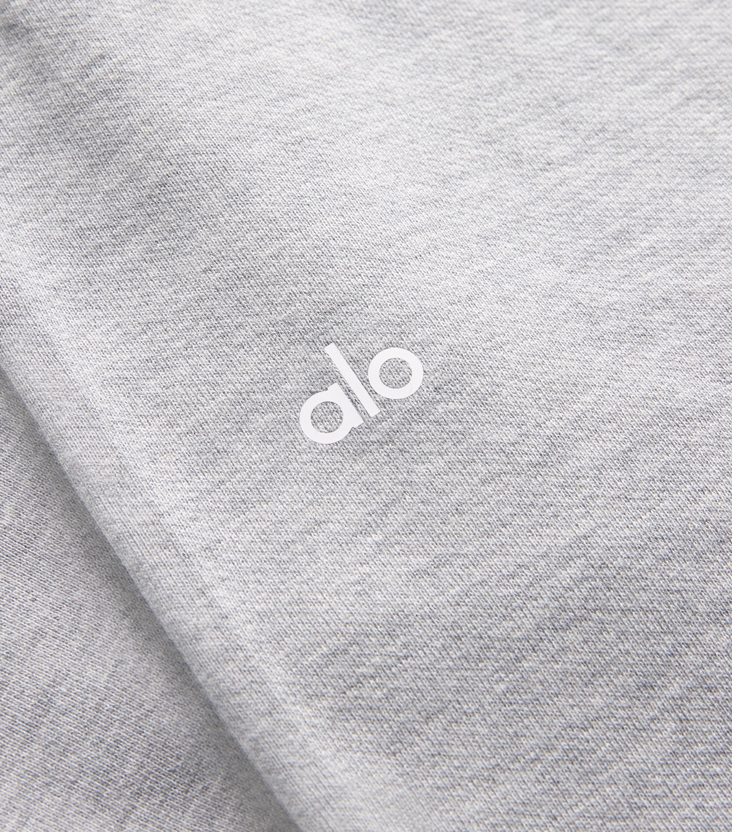 Alo Yoga Mens Cotton-Blend Chill Sweatpants Heather Grey Image 5
