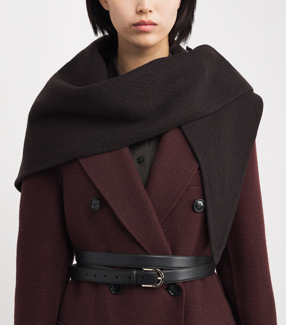 Cashmere-Wool Triangle Scarf 2000 Image 2