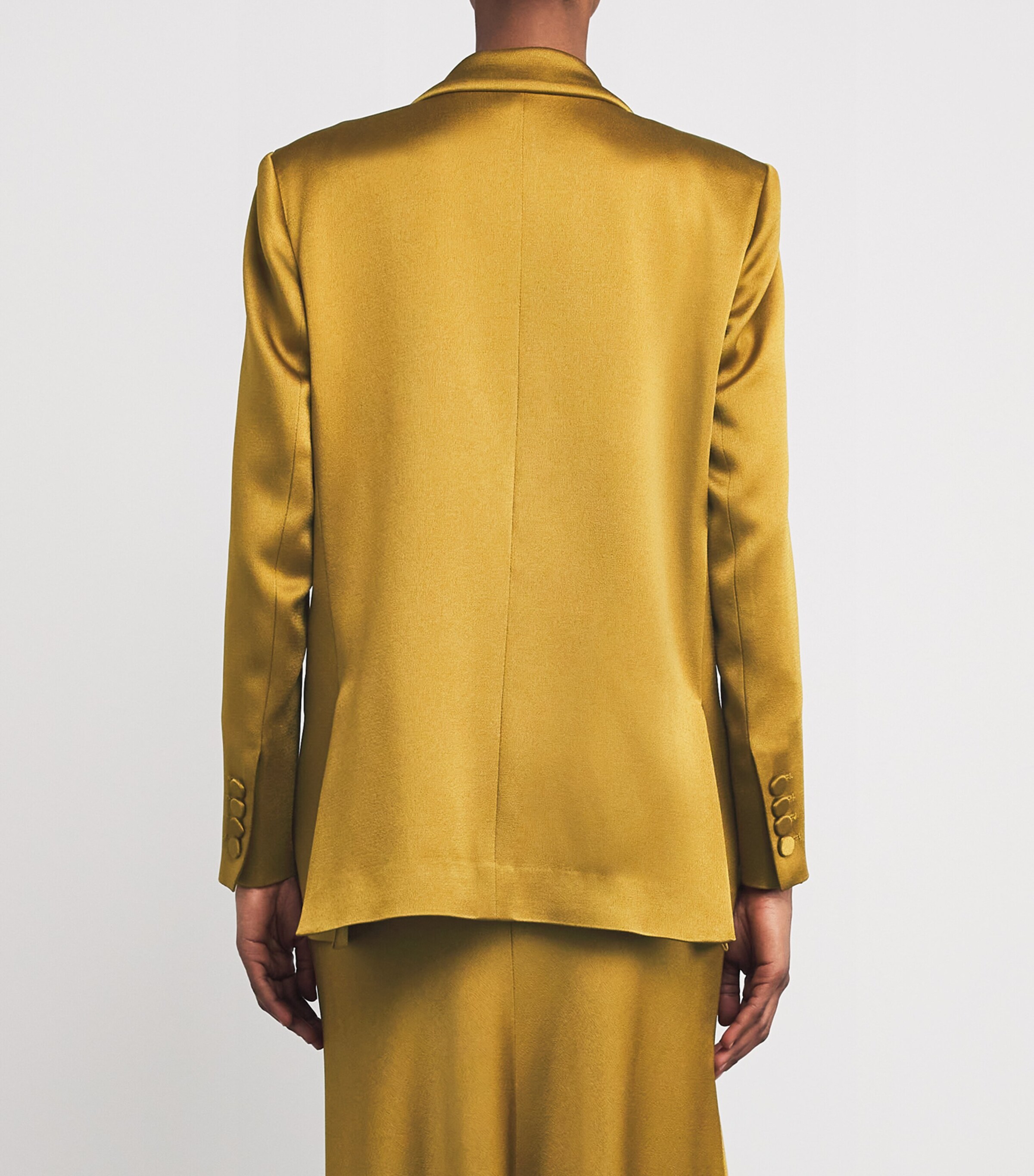 Satin Everynight Oversized Blazer PICKLE V002 Image 4