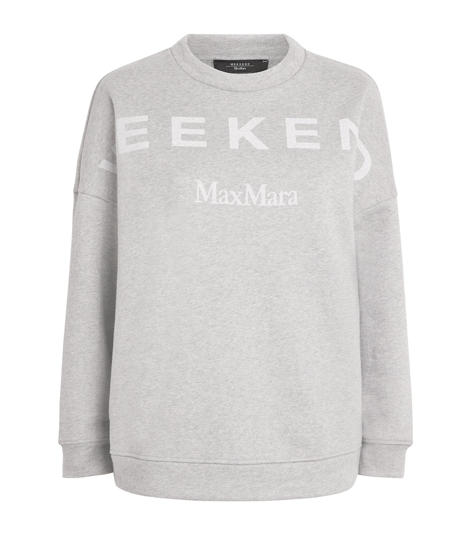 Cotton Logo Sweatshirt MEDIUM GREY Image 1