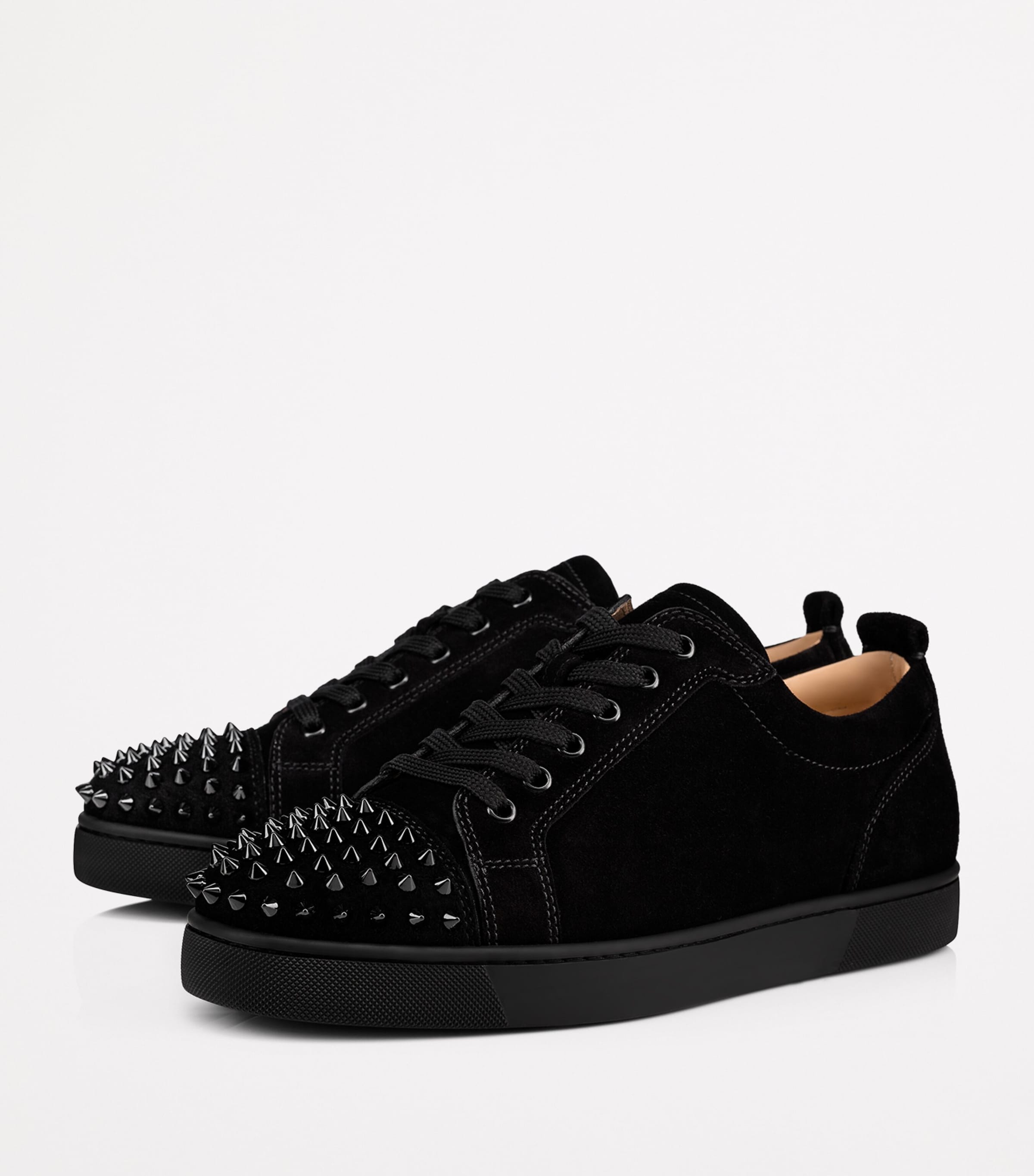 Louis Junior Spikes Leather Sneakers CM53 Image 2
