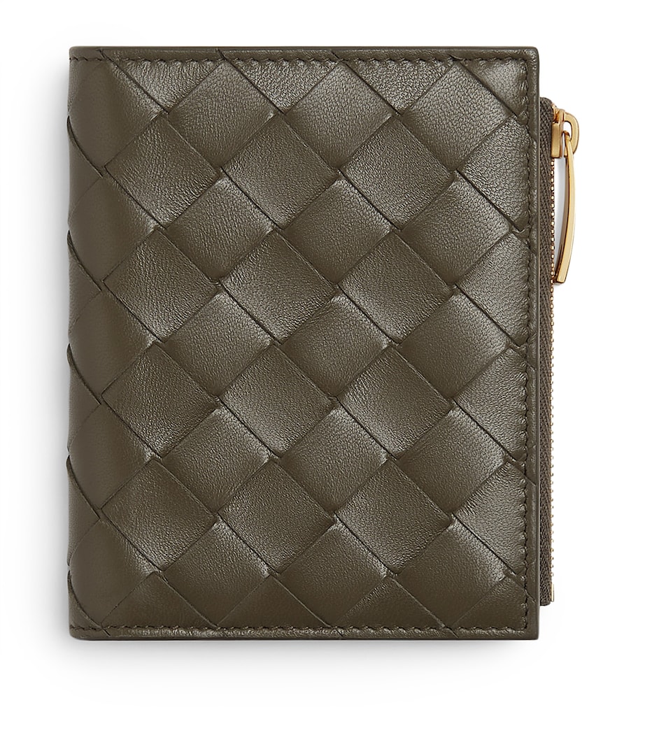 Leather Intrecciato Bifold Card Holder 3235 Image 1