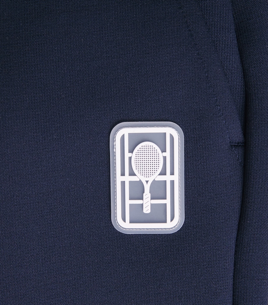 Lacoste Mens Jersey Straight Sweatpants Navy Blue Image 6